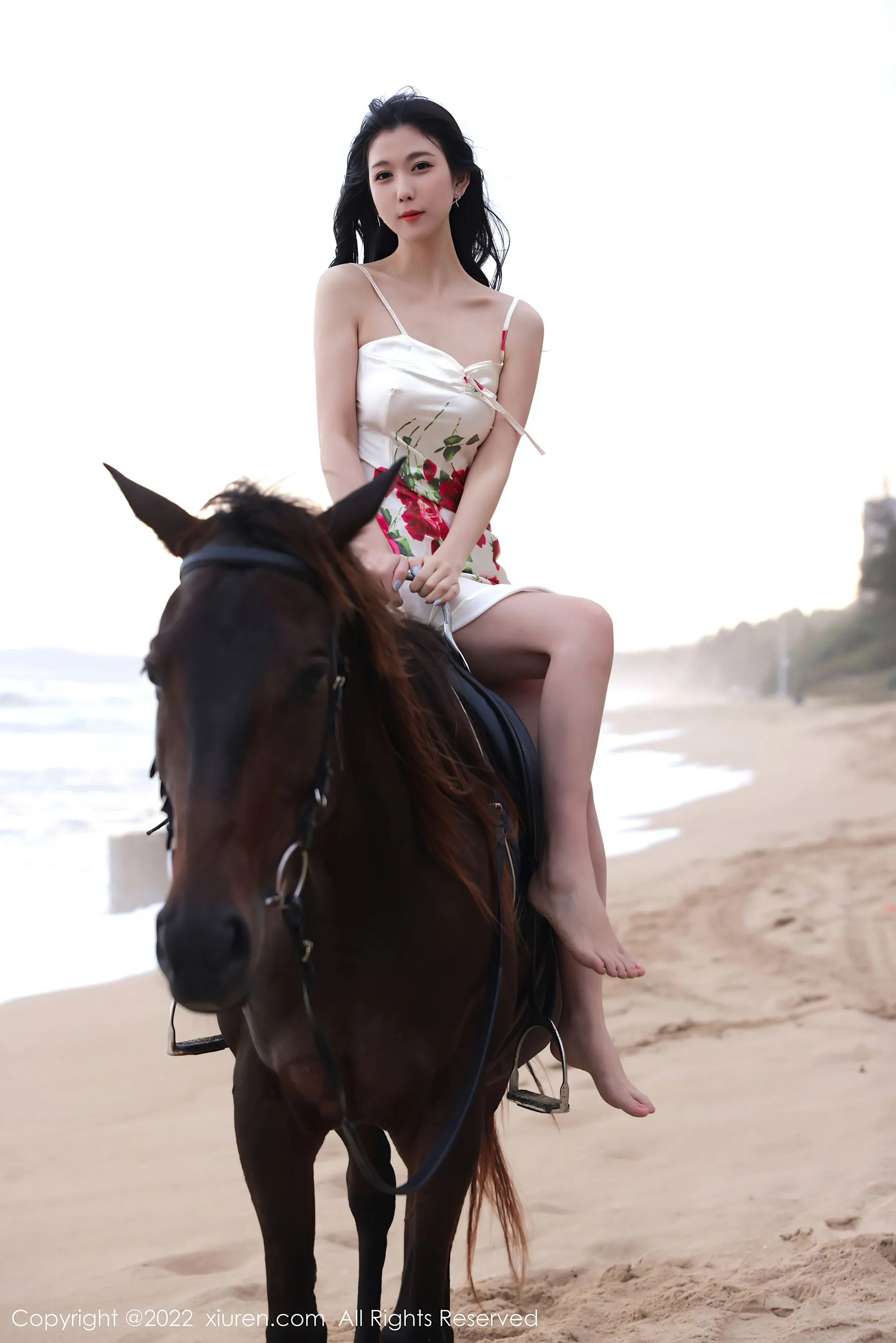 图片[4]-秀人网 No.4915 李雅柔182CM 海边美女性感写真-COS写真在线网