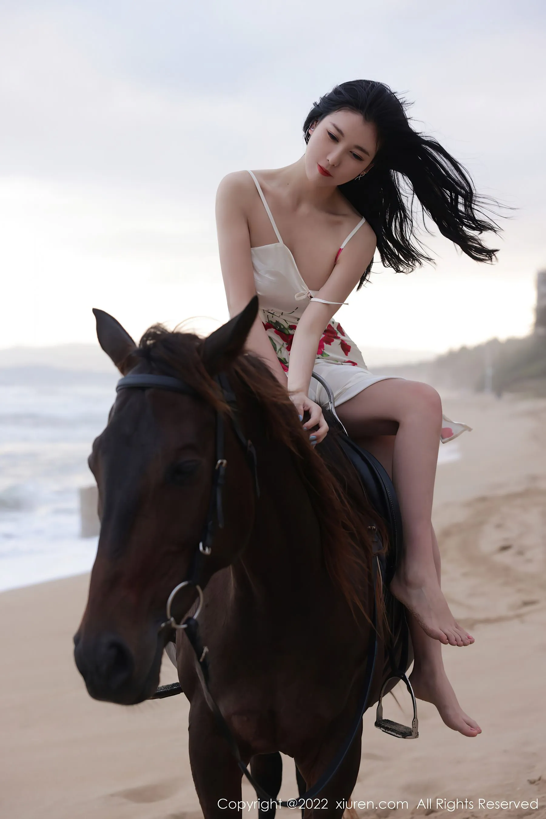 图片[3]-秀人网 No.4915 李雅柔182CM 海边美女性感写真-COS写真在线网
