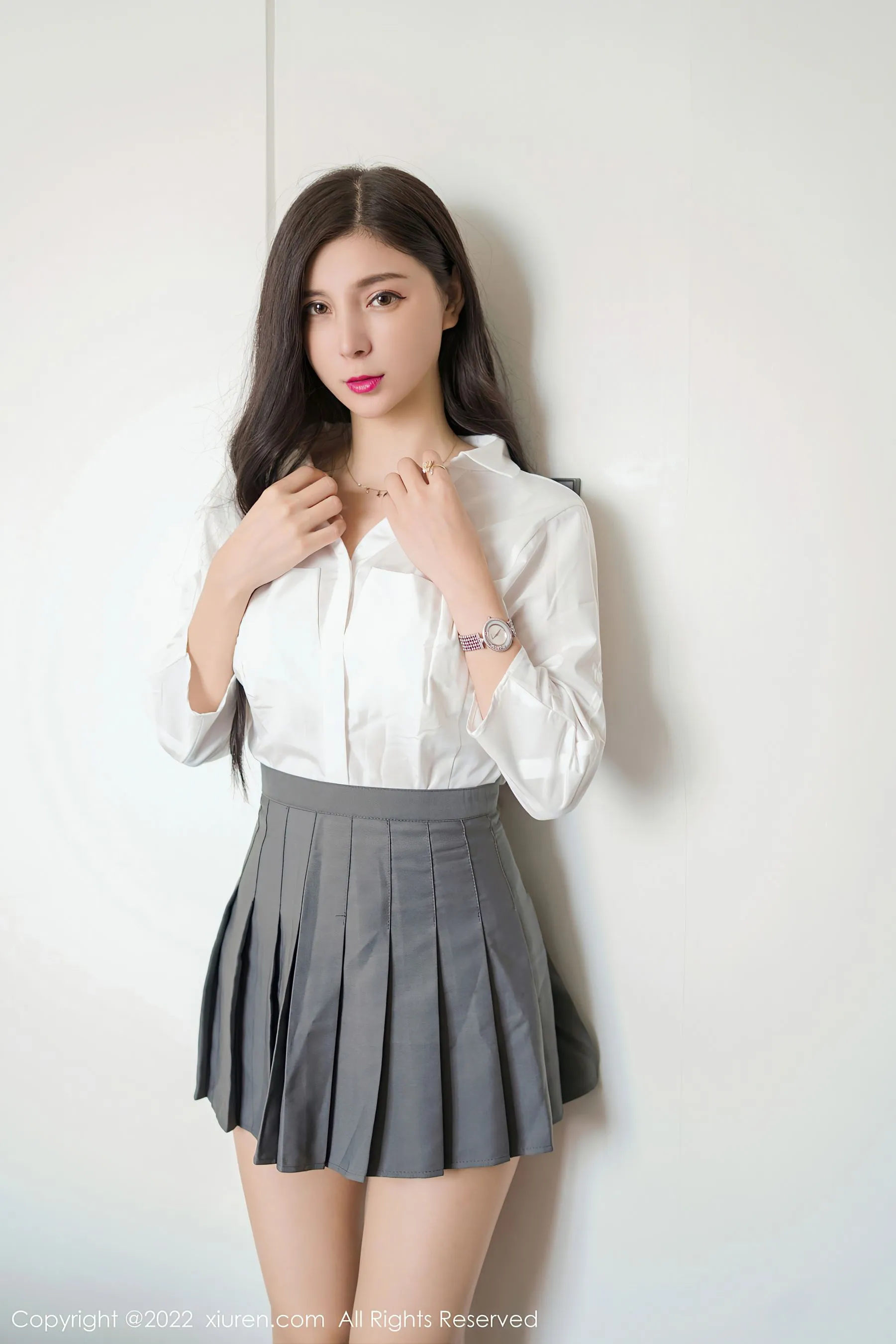 图片[4]-秀人网 No.4918 小蛮妖Yummy 美臀短裙-COS写真在线网