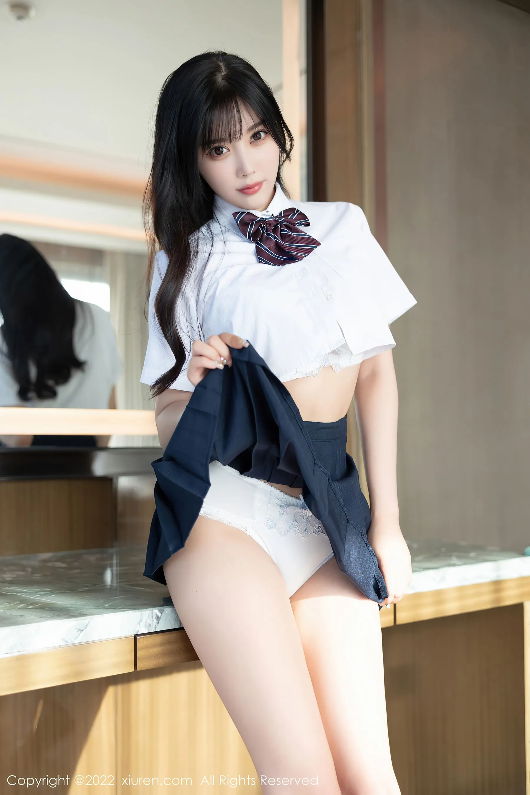 图片[6]-秀人网 No.5338 杨晨晨 校园制服诱惑-COS写真在线网