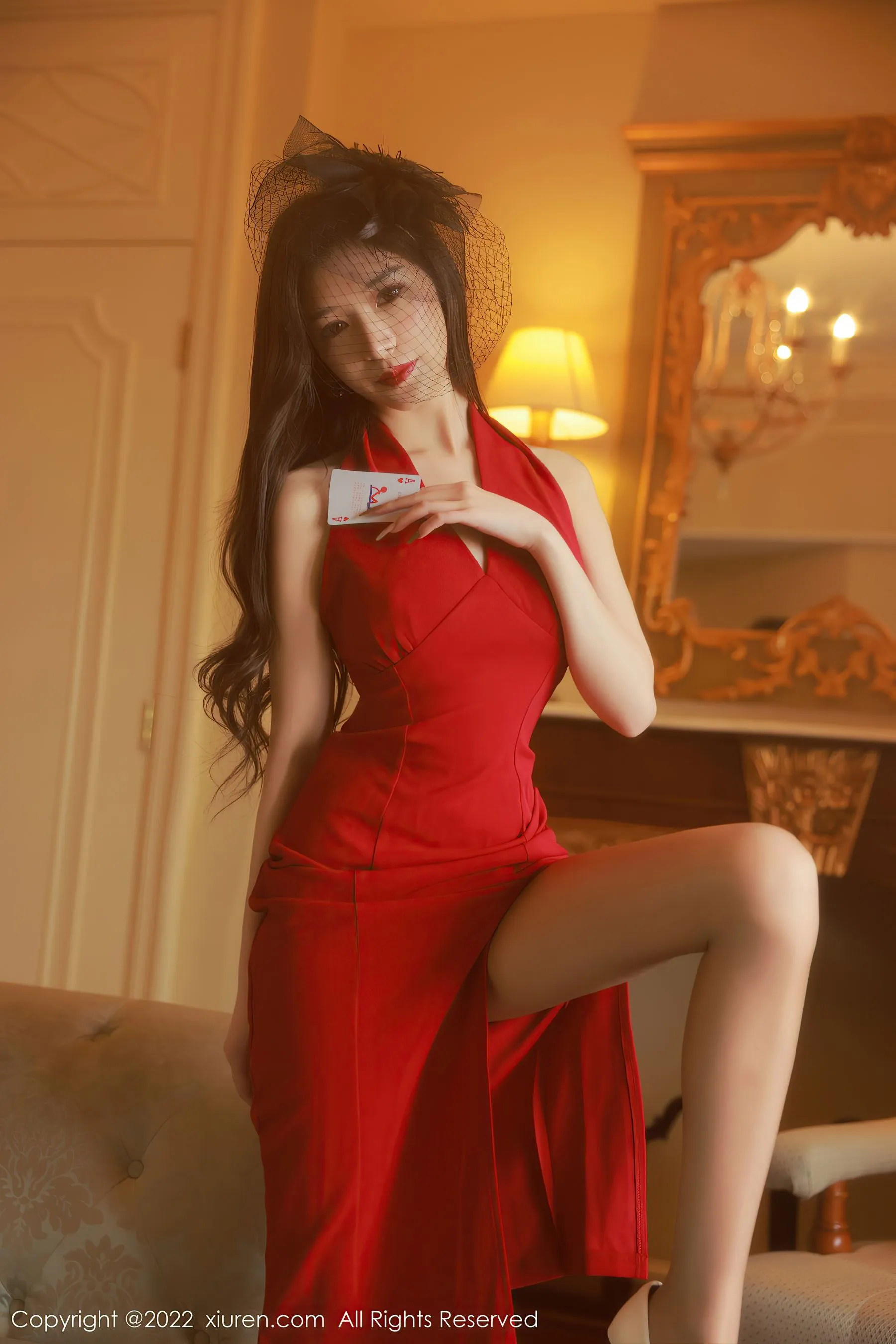 图片[2]-秀人网 No.5542 Hebe韩心雨-COS写真在线网