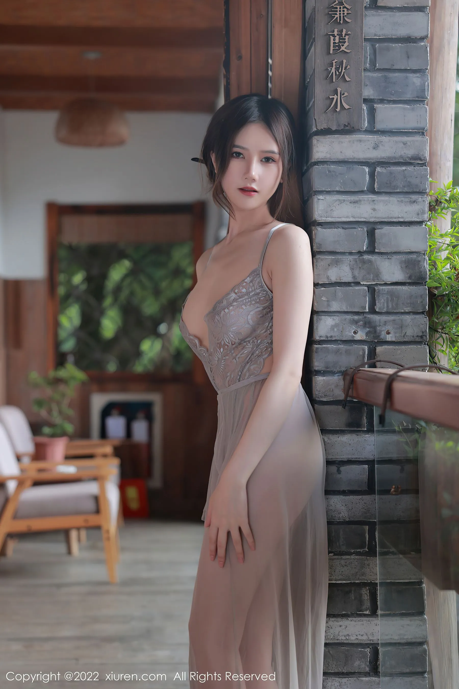 图片[3]-秀人网 No.5660 古月小同学 吊带裙美腿-COS写真在线网