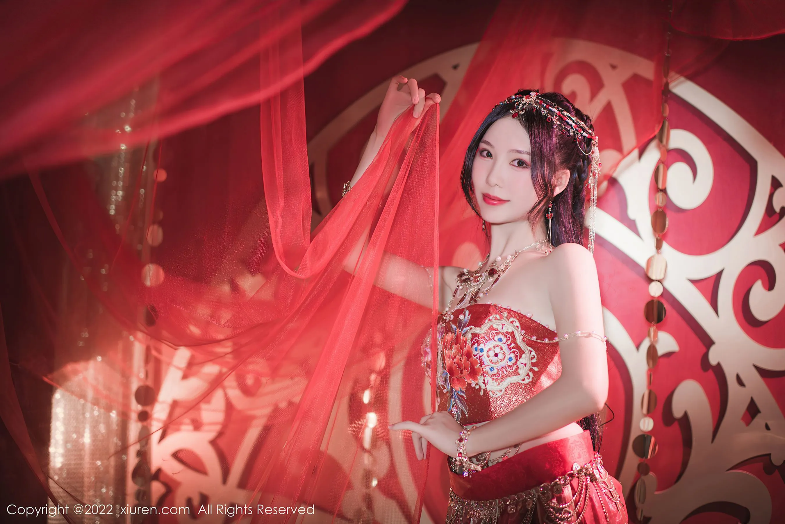 图片[2]-秀人网 No.5699 利世 舞娘美腿-COS写真在线网