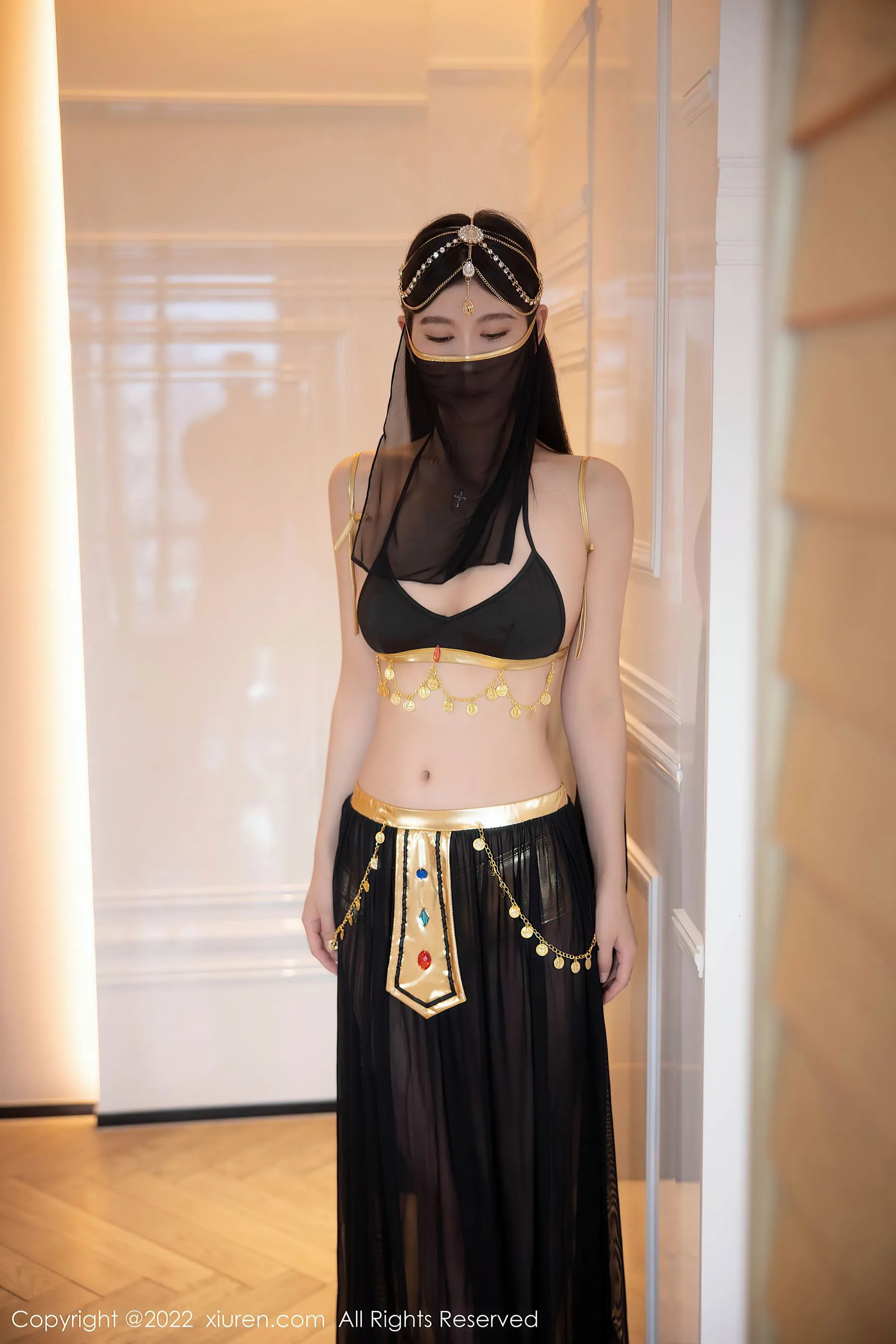 图片[2]-秀人网 No.5849 李雅柔182CM 西域风情-COS写真在线网