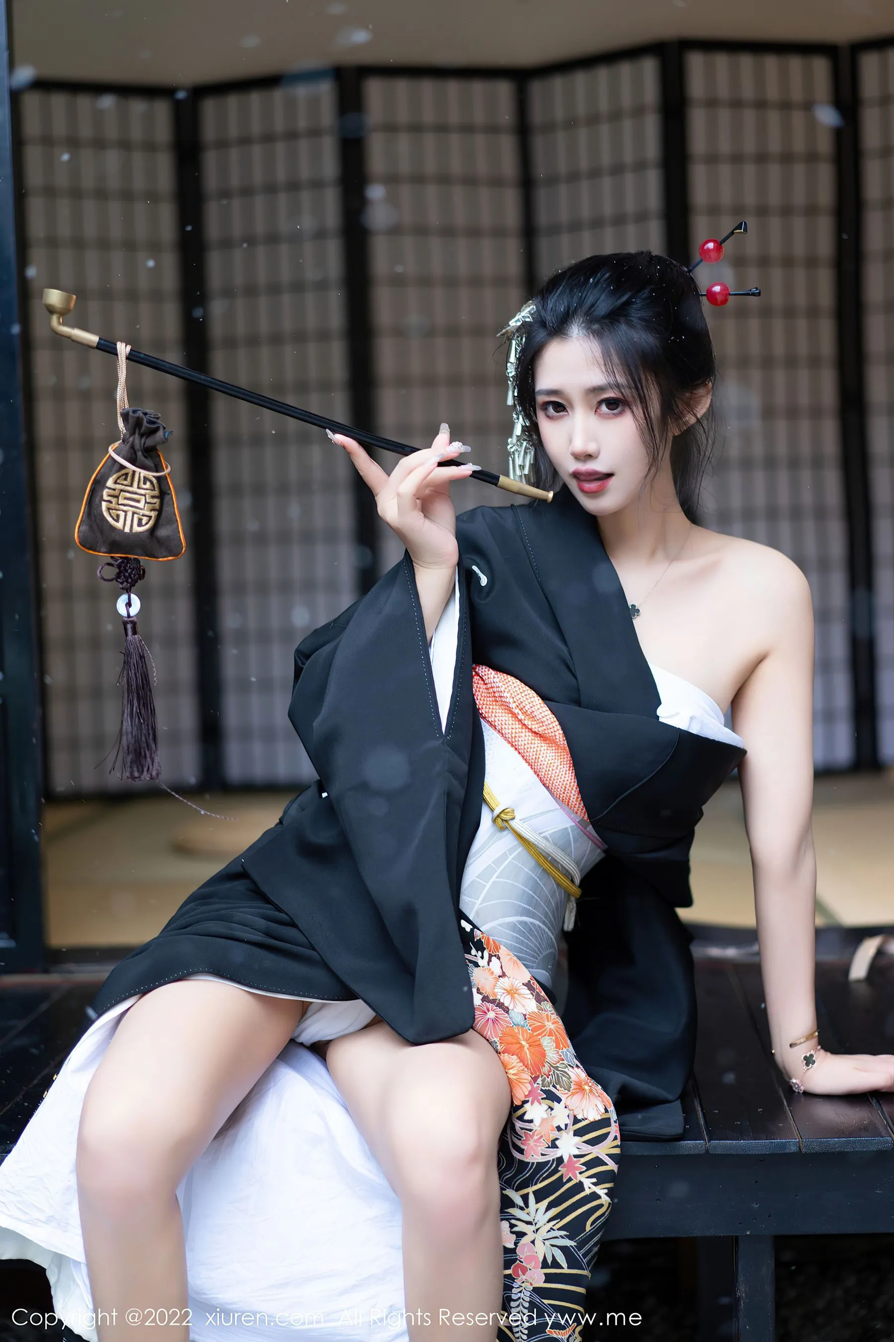 图片[2]-秀人网 No.5932 laura阿姣 和服美腿-COS写真在线网
