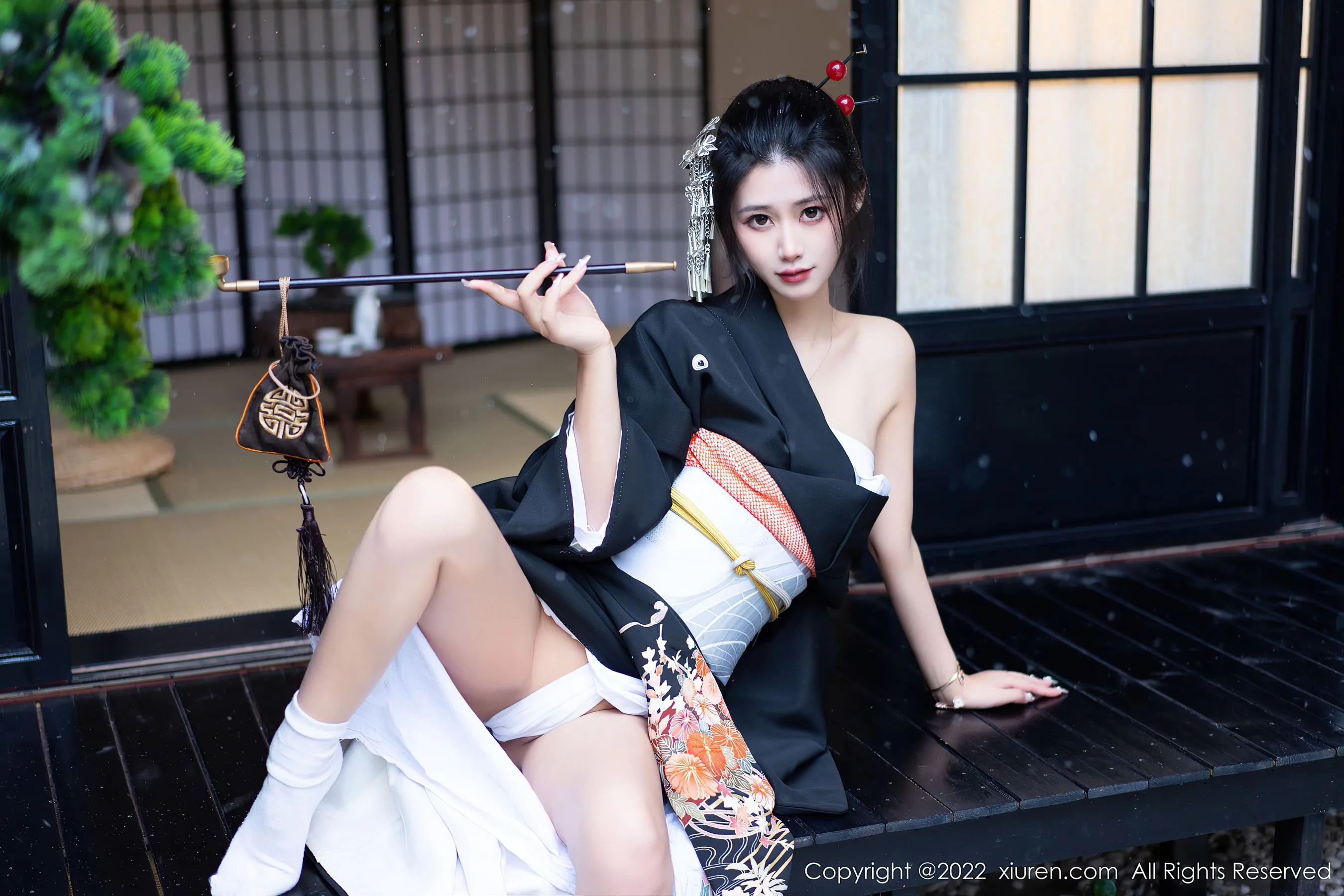 图片[3]-秀人网 No.5932 laura阿姣 和服美腿-COS写真在线网