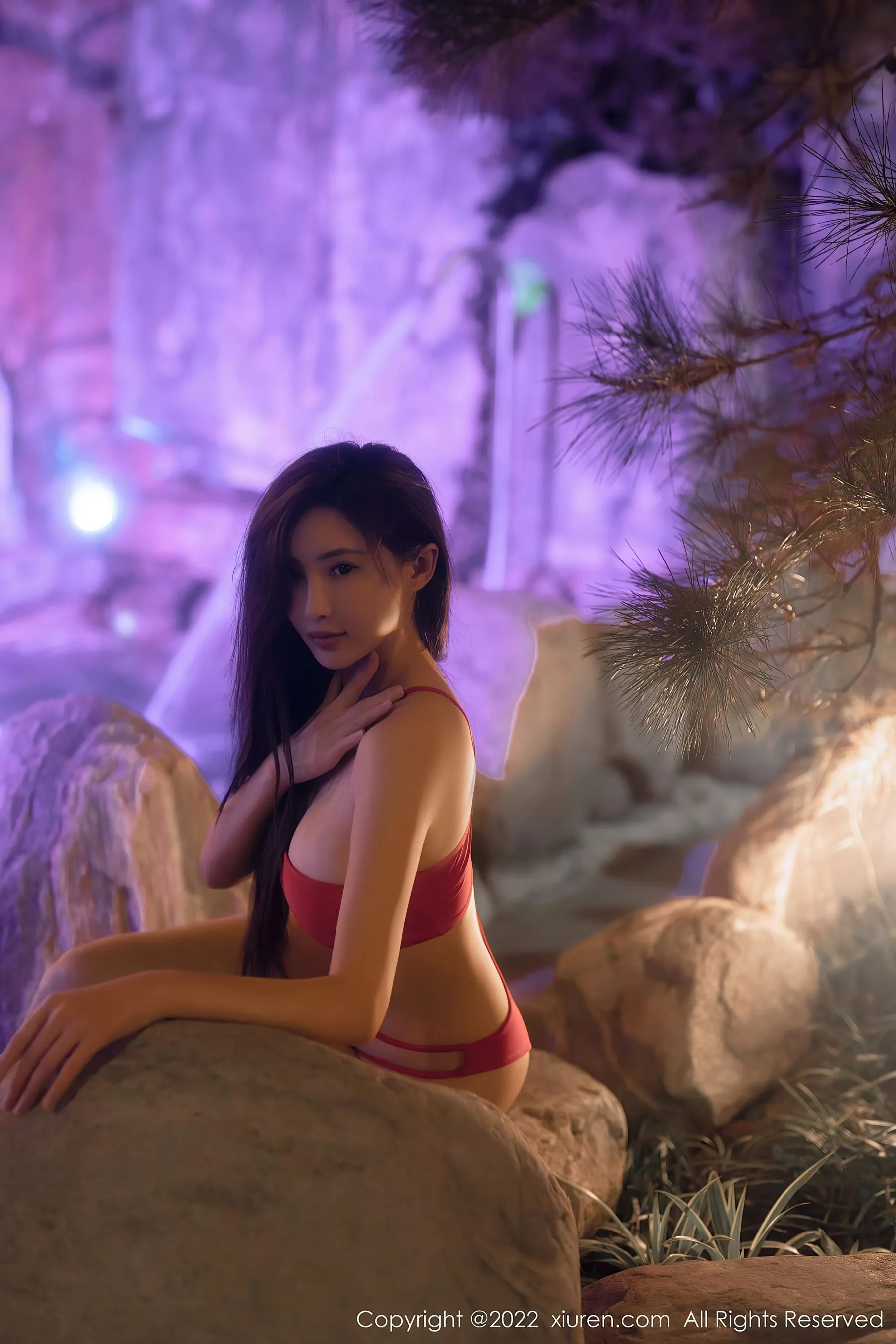 图片[6]-秀人网 No.6014 Carol周妍希 温泉写真-COS写真在线网
