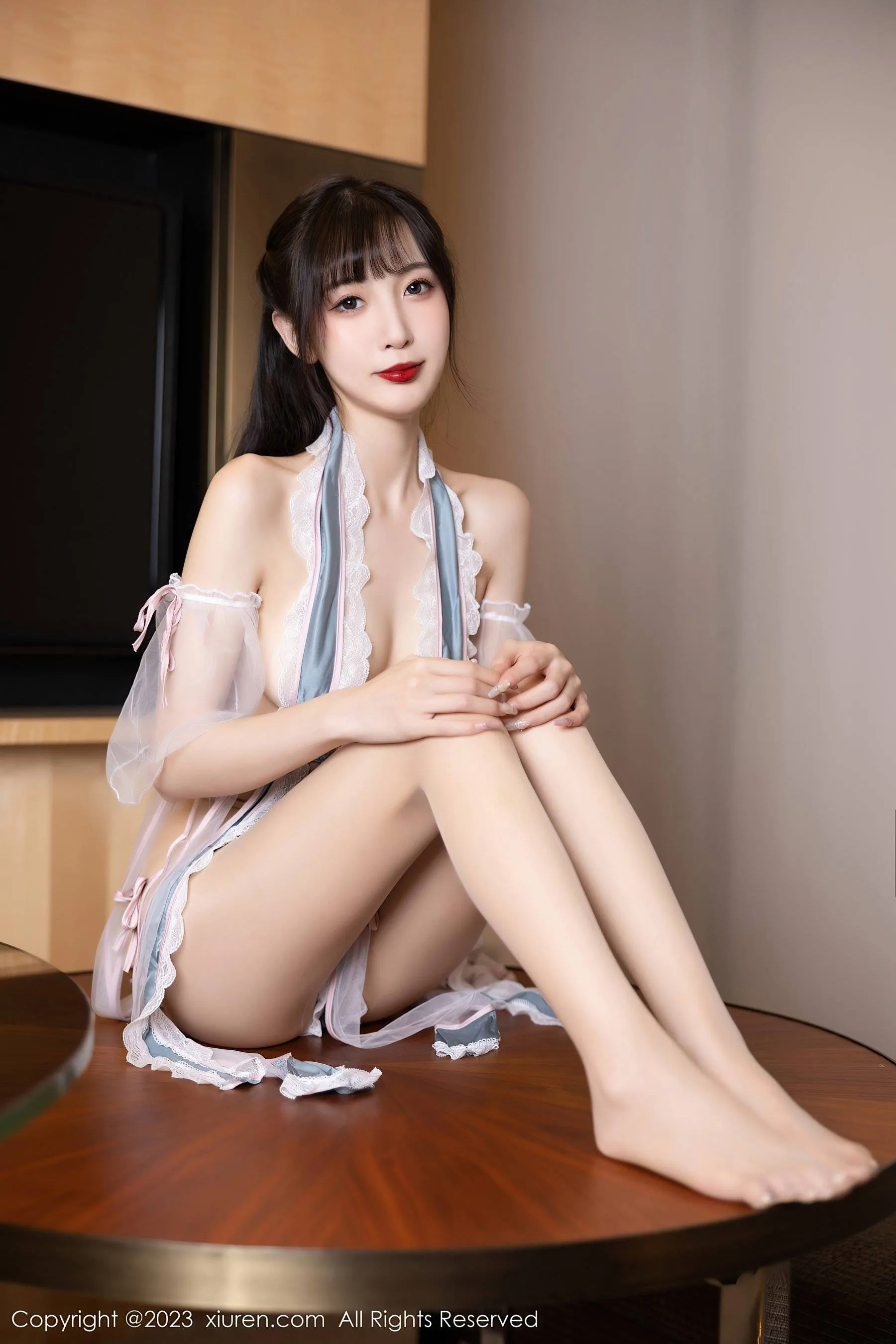 图片[4]-秀人网 No.6086 林星阑 清秀美腿-COS写真在线网
