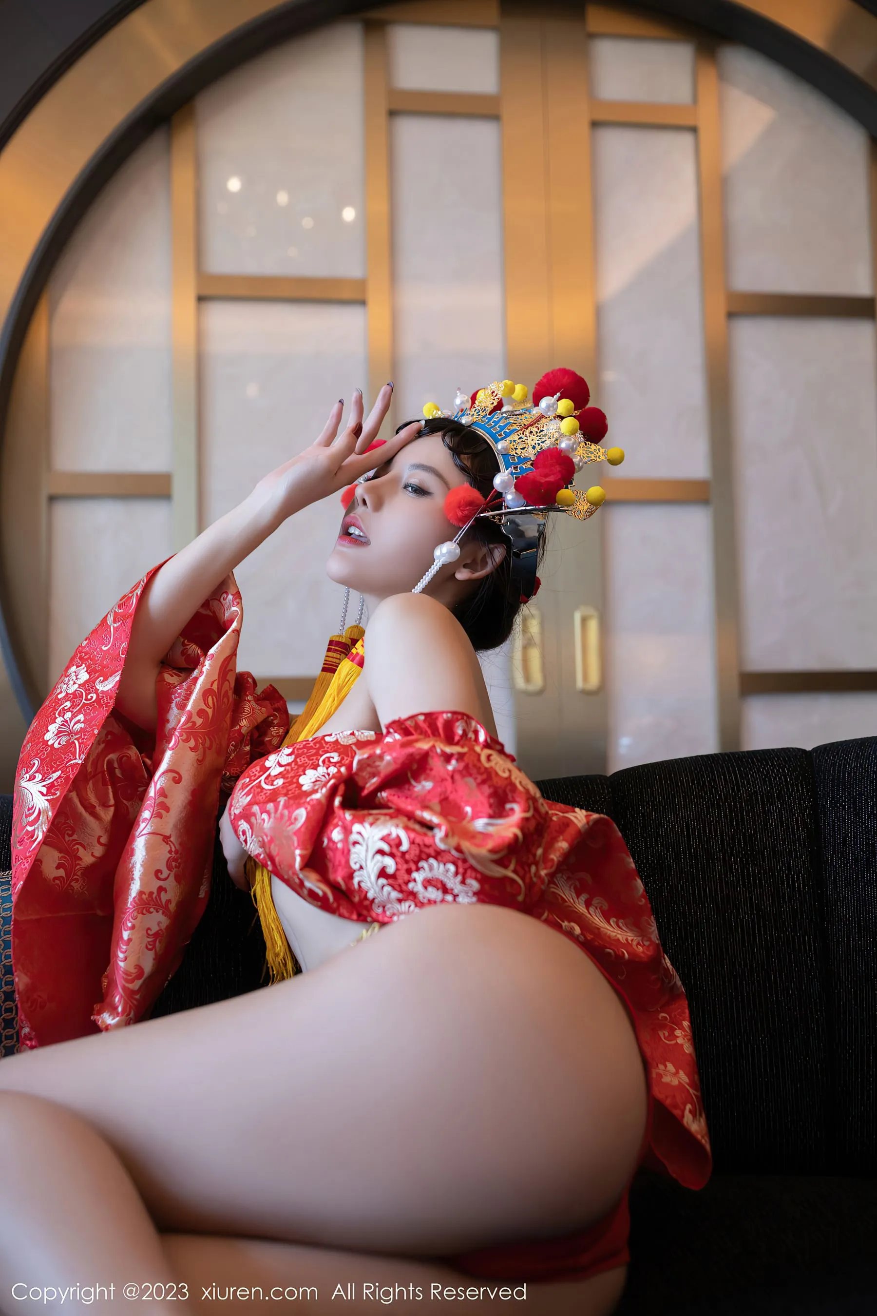 图片[4]-秀人网 No.6308 就是阿朱啊-COS写真在线网