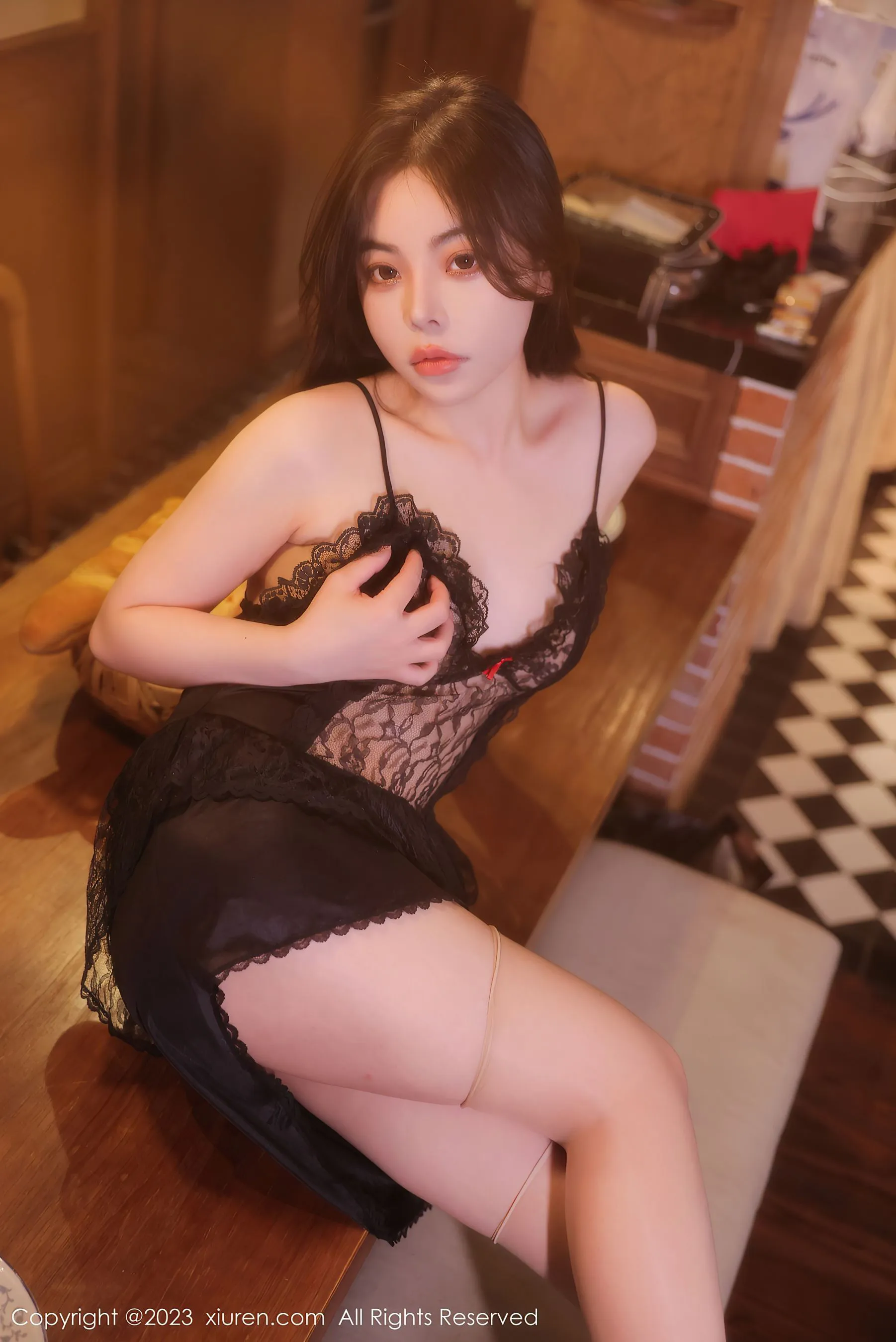 图片[3]-秀人网 No.6339 Aami喵小狐 新人美臀-COS写真在线网