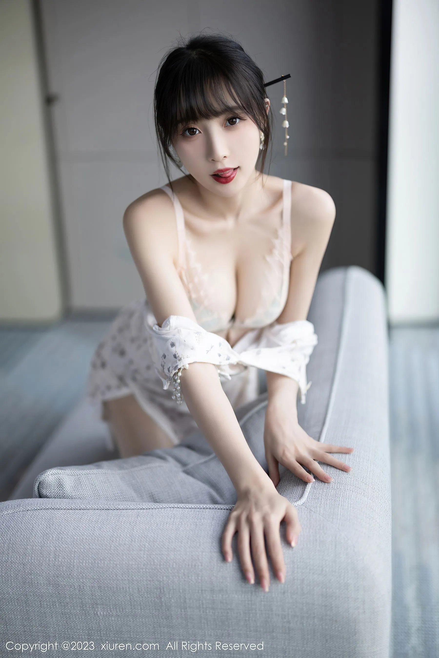 图片[2]-秀人网 No.6346 林星阑-COS写真在线网