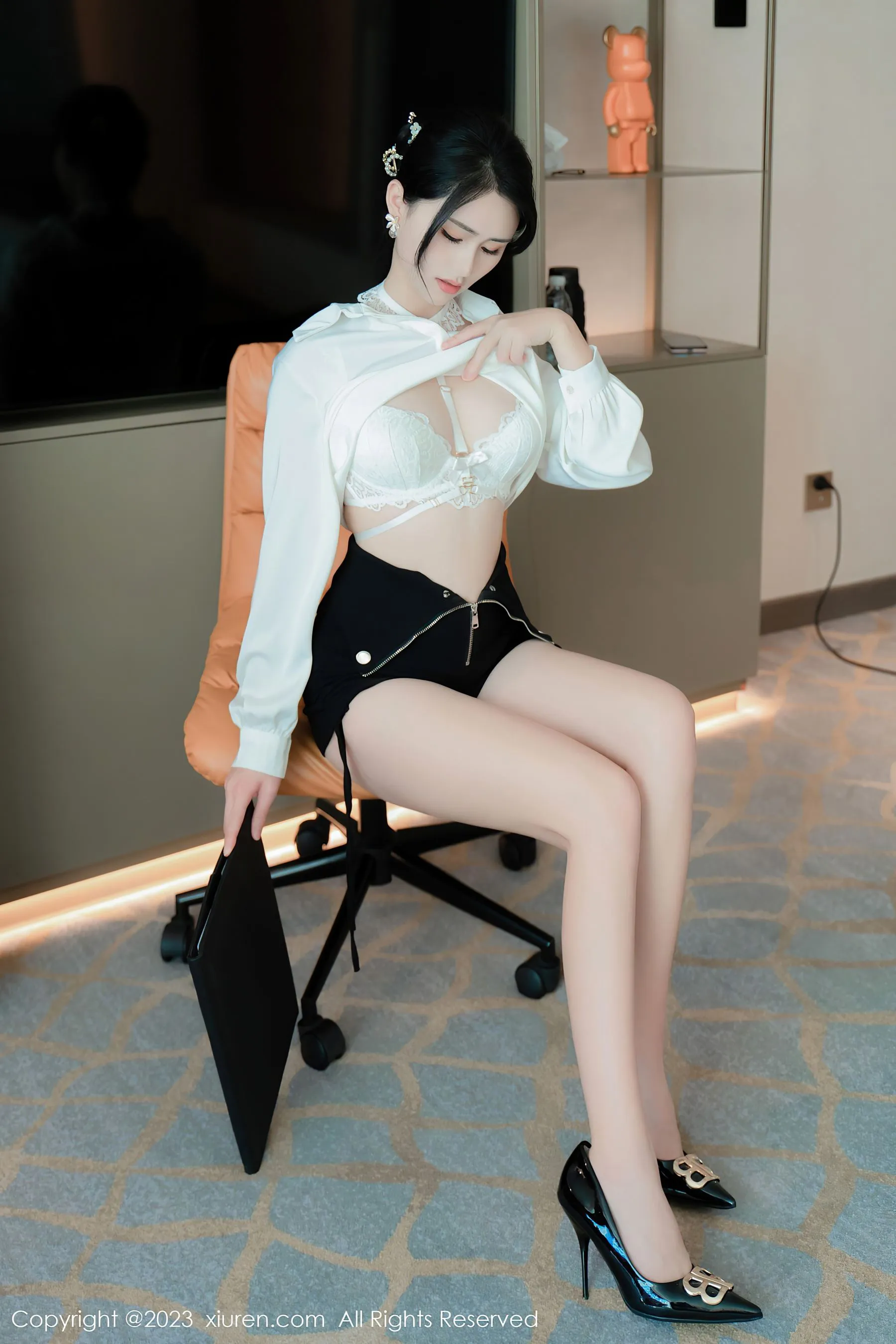 图片[4]-秀人网 No.6520 艾希儿-COS写真在线网