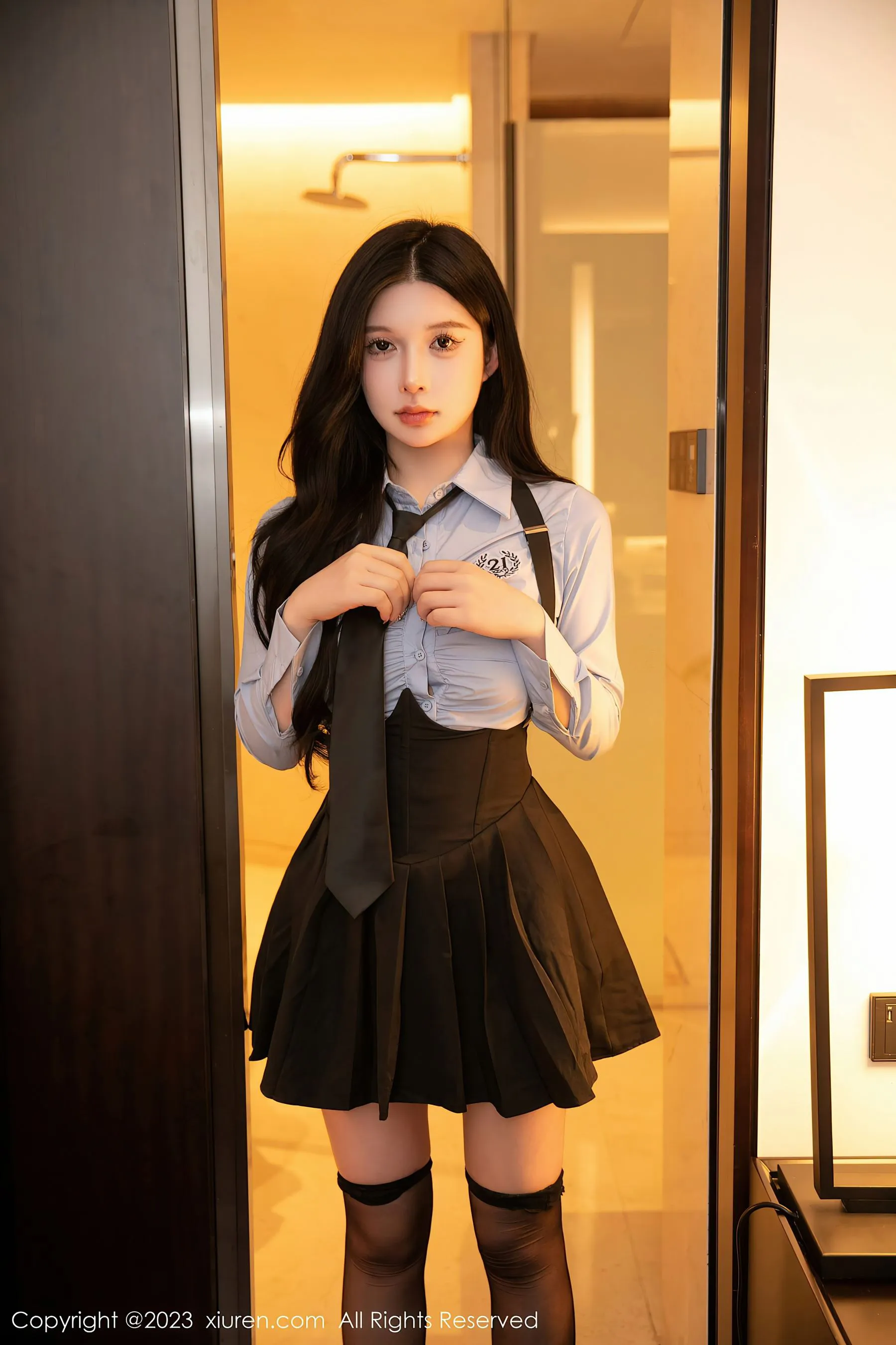 图片[3]-秀人网 No.6539 林珊珊 黑丝美腿-COS写真在线网