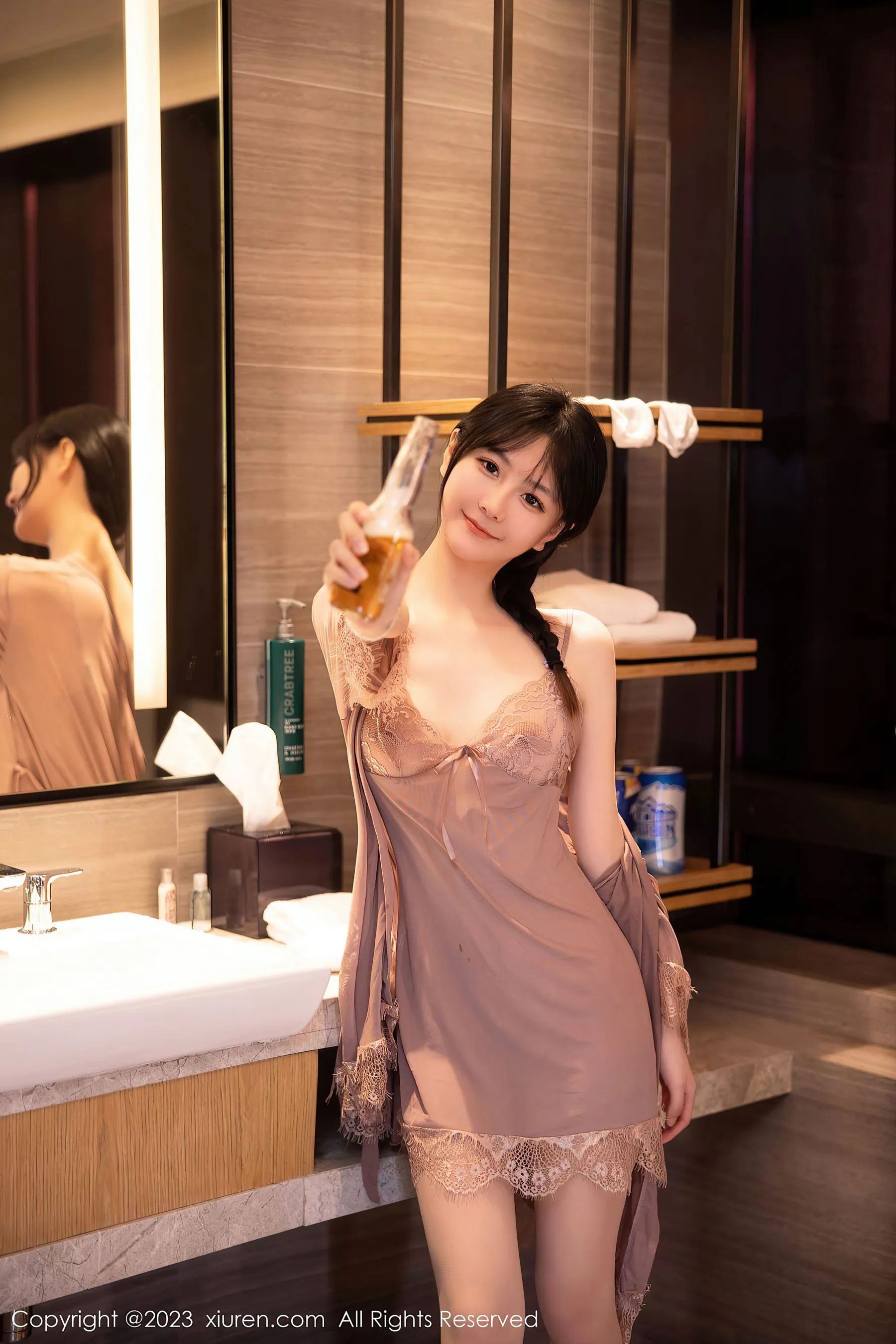 图片[4]-秀人网 No.6558 谢小蒽-COS写真在线网