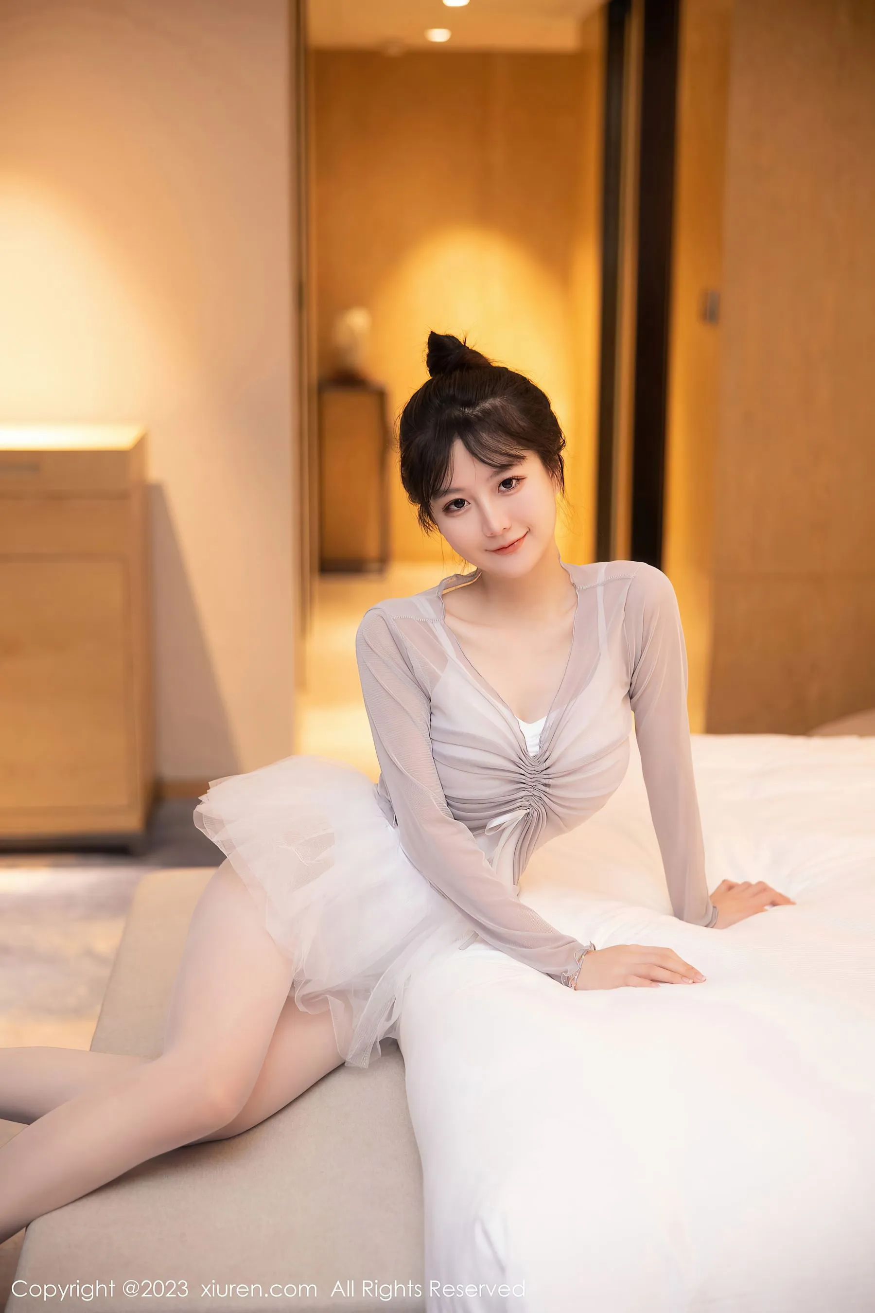 图片[3]-秀人网 No.6592 谢小蒽 丝袜美腿-COS写真在线网
