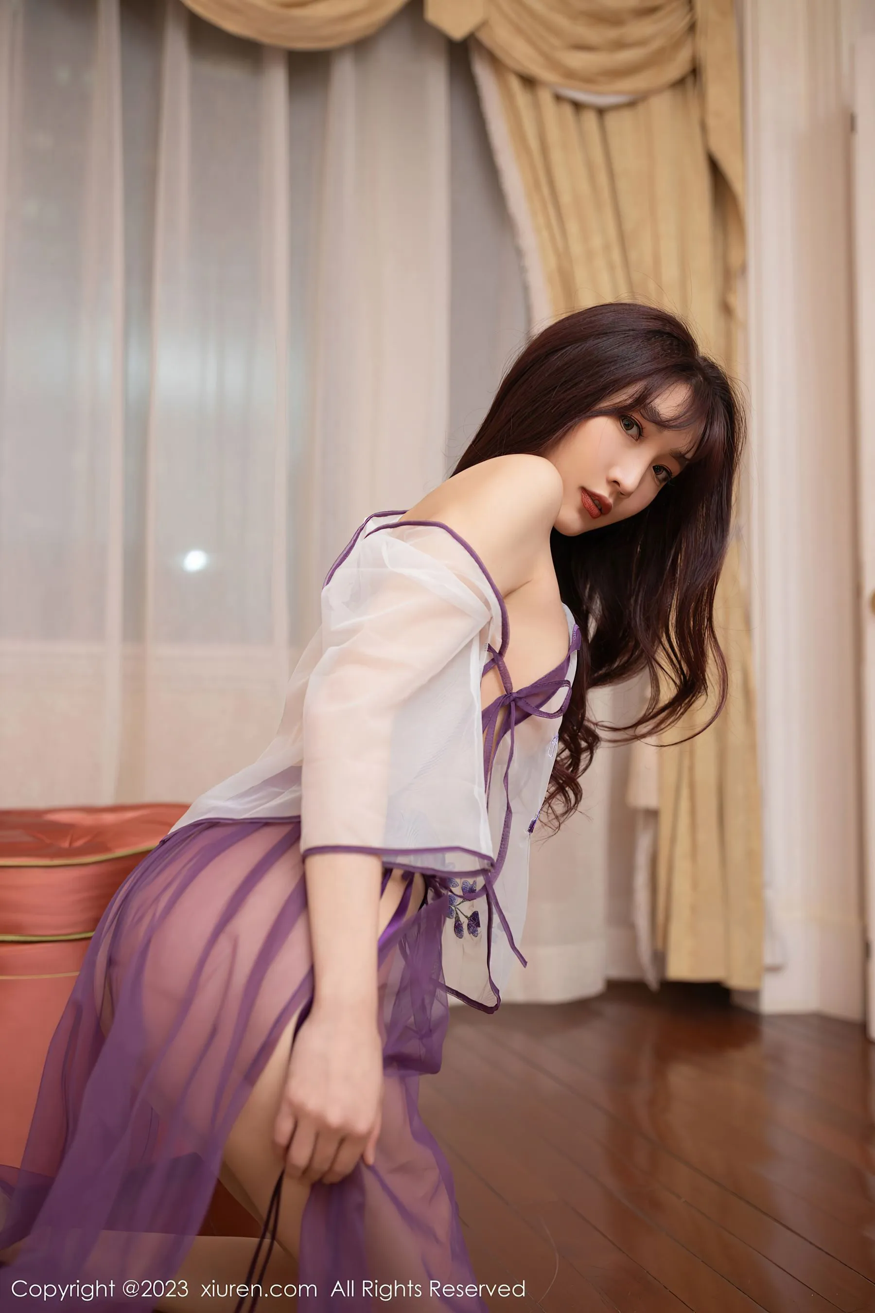 秀人网 No.6608 陆萱萱 古装美腿 - 秀人网免费无水印在线套图写真