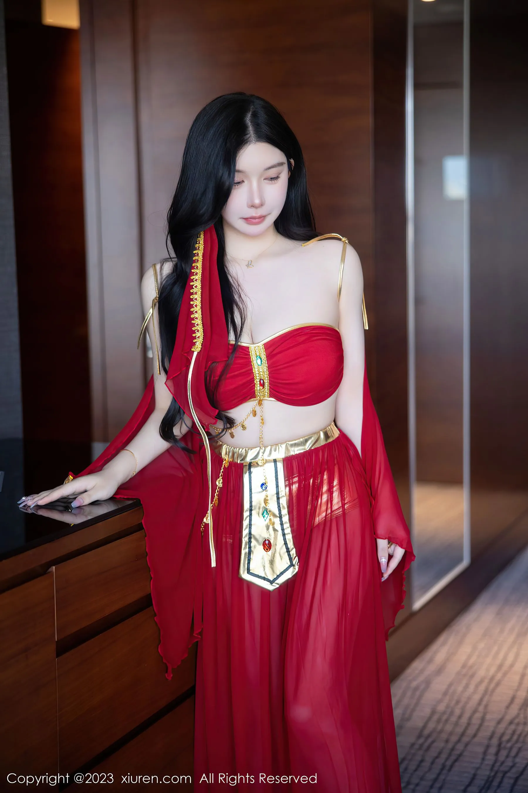 图片[3]-秀人网 No.6613 林珊珊-COS写真在线网