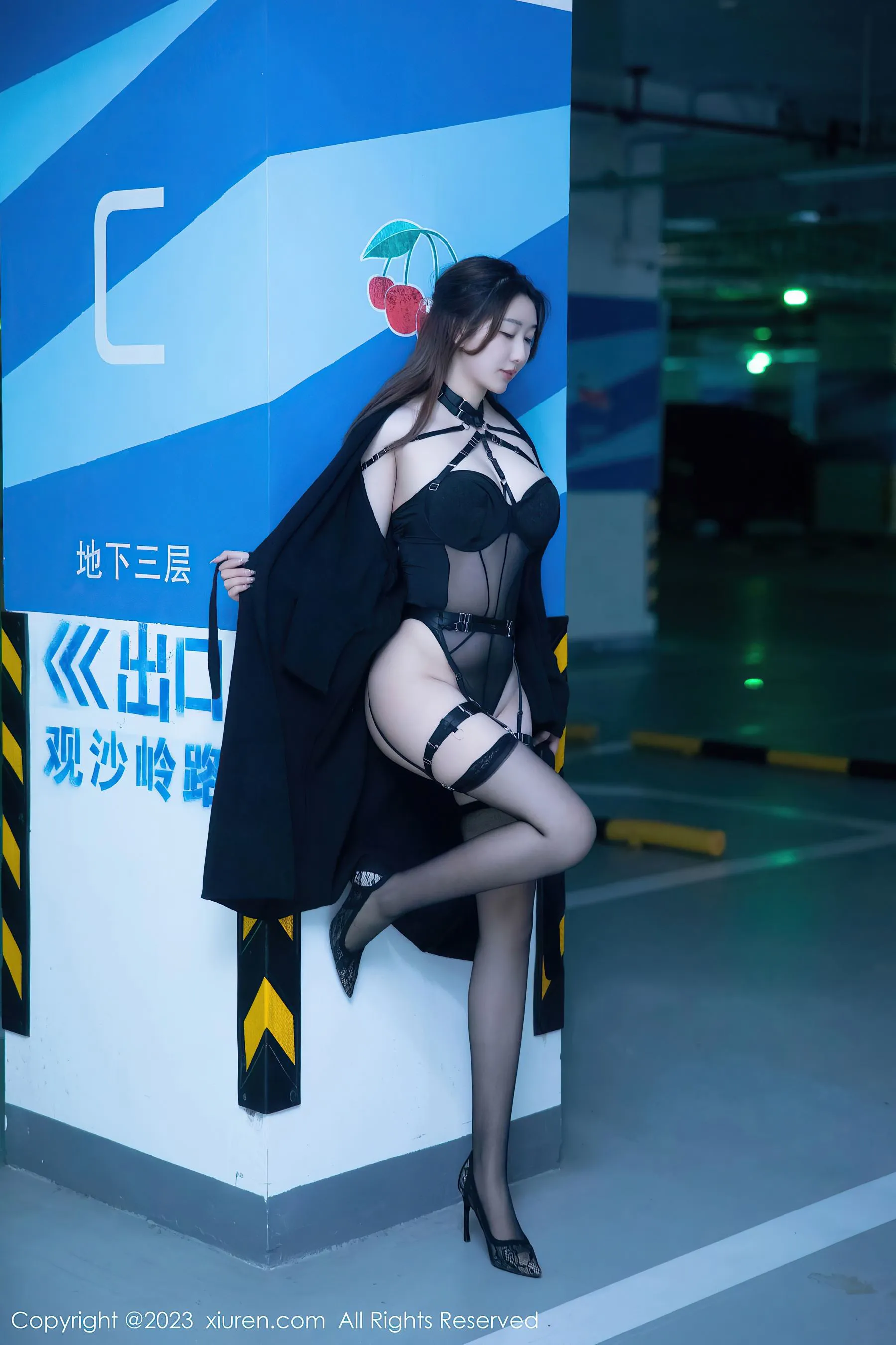 图片[5]-秀人网 No.6650 江真真 黑丝美臀-COS写真在线网