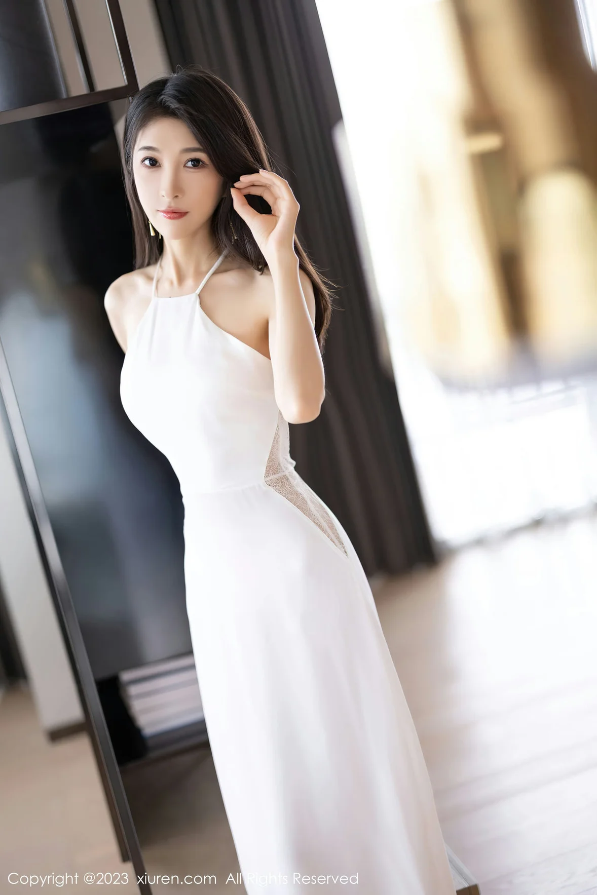 图片[2]-XiuRen 秀人 No.6817 林乐一 网状链式内衣性感写真 [83P]-COS写真在线网