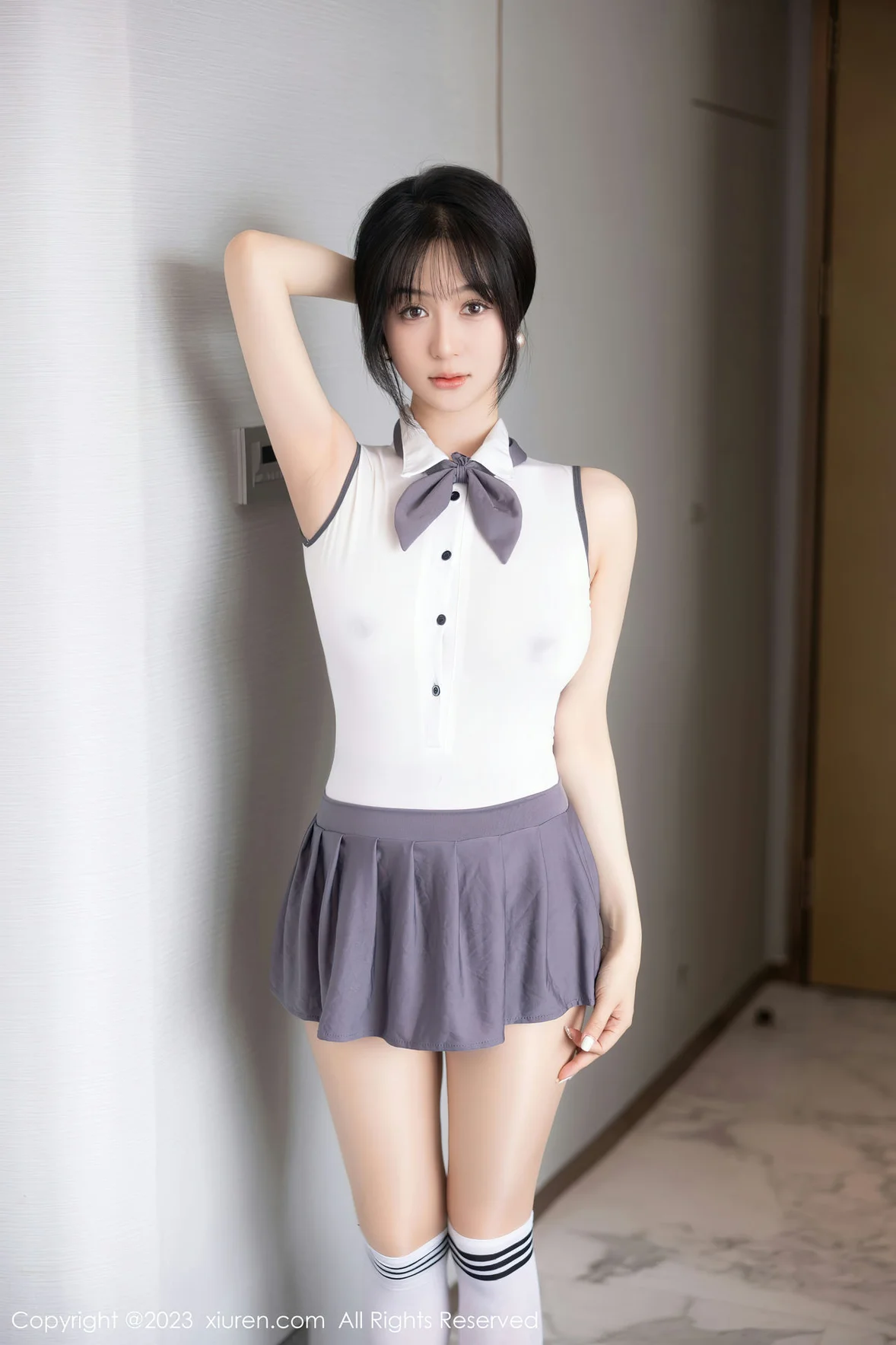 图片[6]-XiuRen 秀人 No.6818 柚琪Rich 轻透高开叉性感写真 [99P]-COS写真在线网