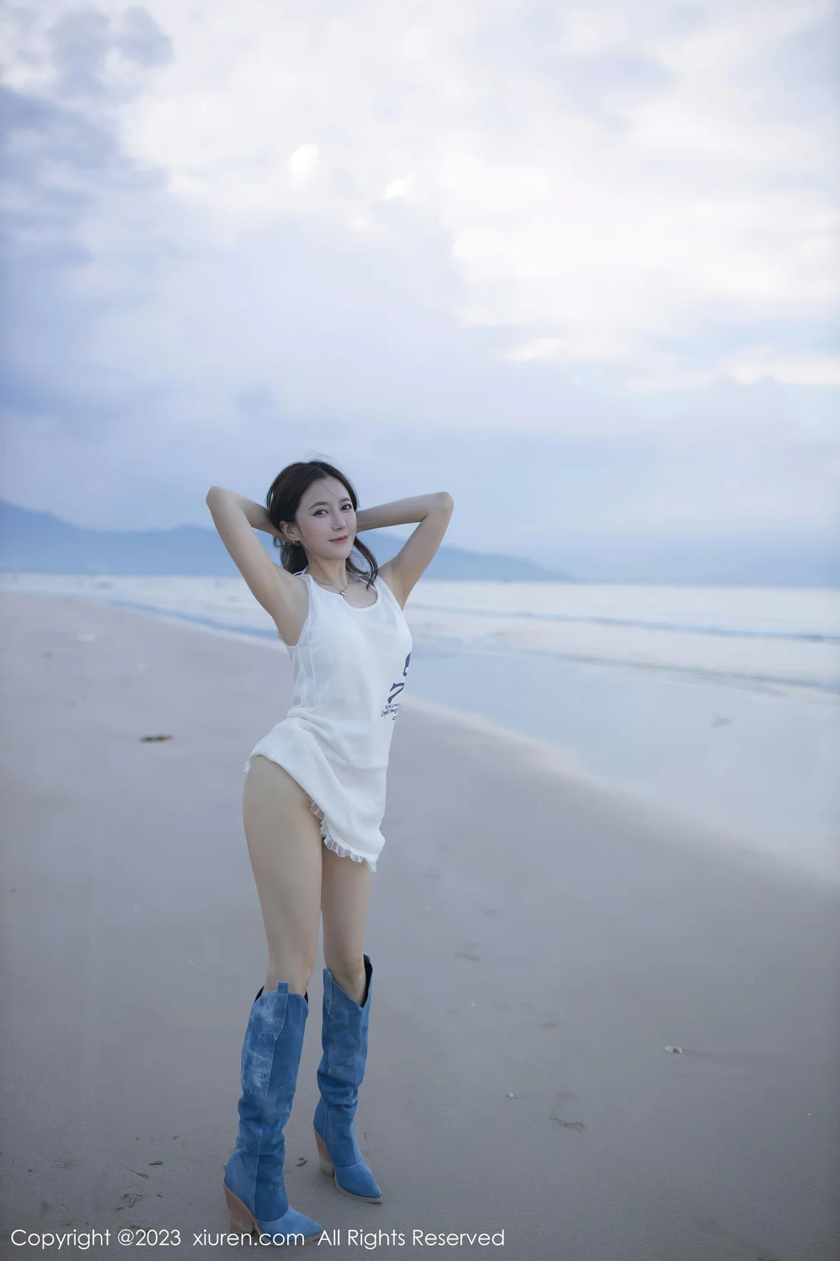 图片[5]-XiuRen 秀人 No.6852 鱼子酱Fish 白色比基尼巴厘岛旅拍1 [81P]-COS写真在线网