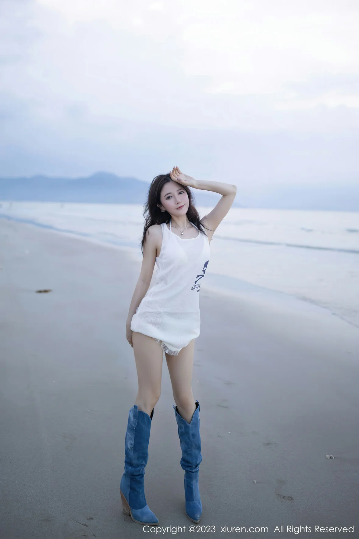 图片[3]-XiuRen 秀人 No.6852 鱼子酱Fish 白色比基尼巴厘岛旅拍1 [81P]-COS写真在线网