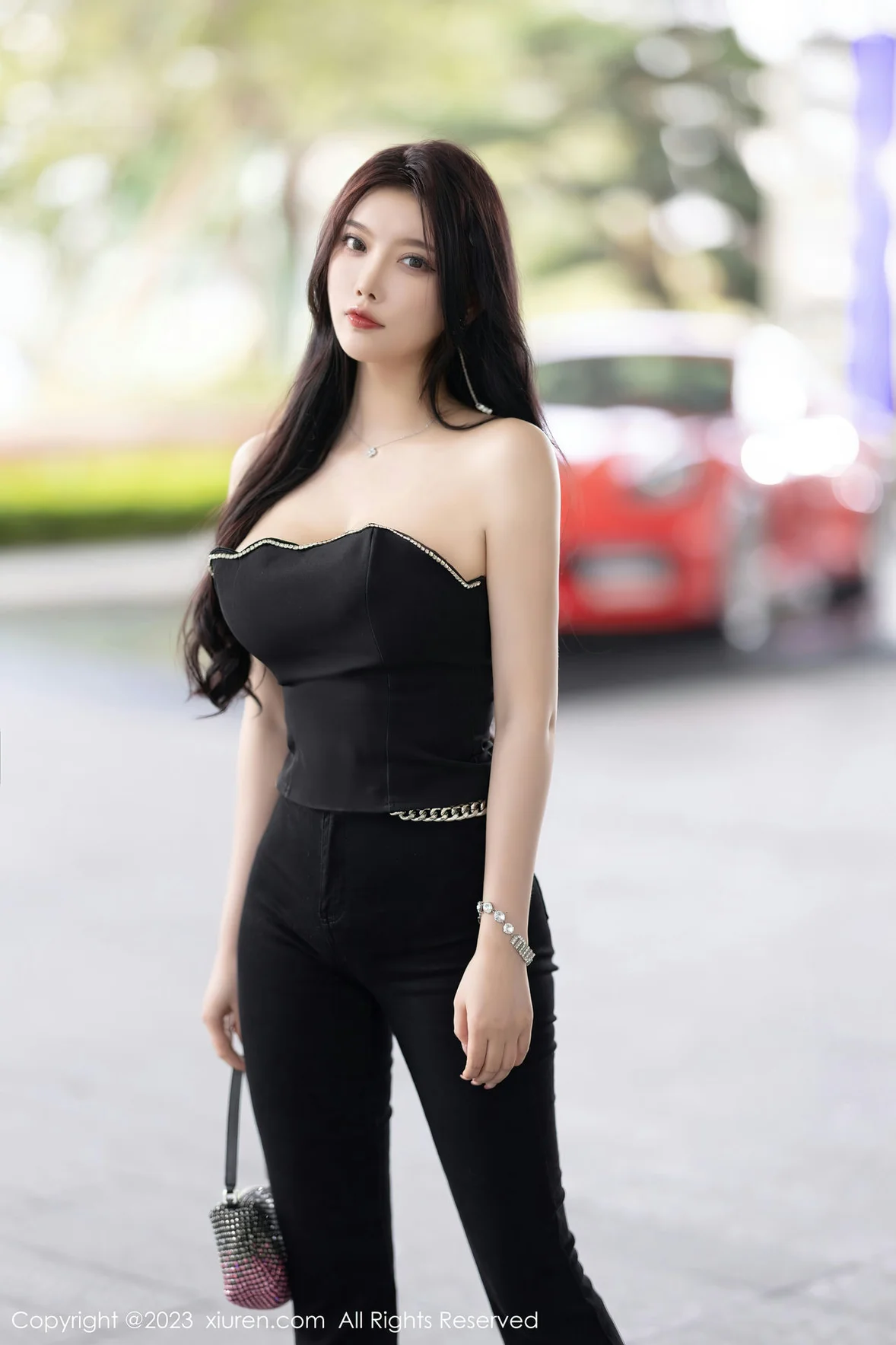 图片[2]-XiuRen 秀人 No.6866 杨晨晨Yome 轻透蕾丝连体衣海南岛旅拍 [91P]-COS写真在线网