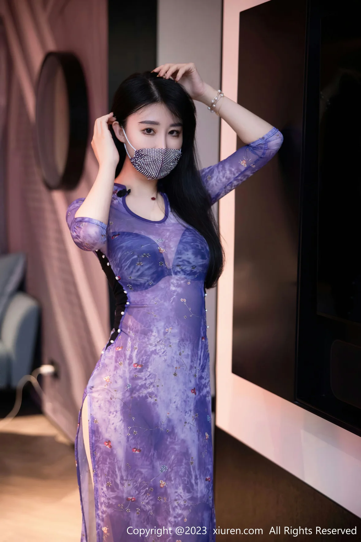 图片[3]-XiuRen 秀人 No.6876 司柠 湿身诱惑性感写真 [57P]-COS写真在线网