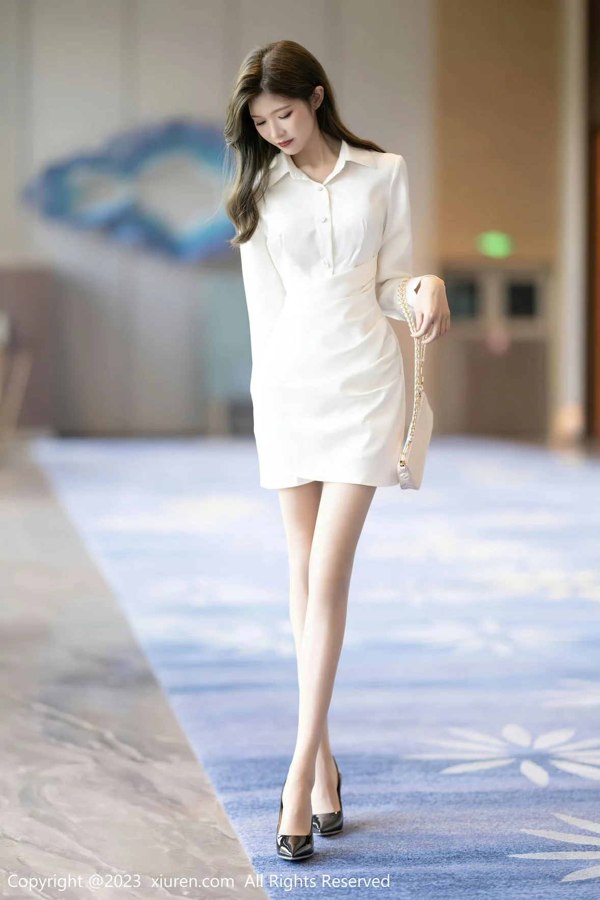 图片[5]-XiuRen 秀人 No.6882 程程程- 白色OL性感写真 [85P]-COS写真在线网