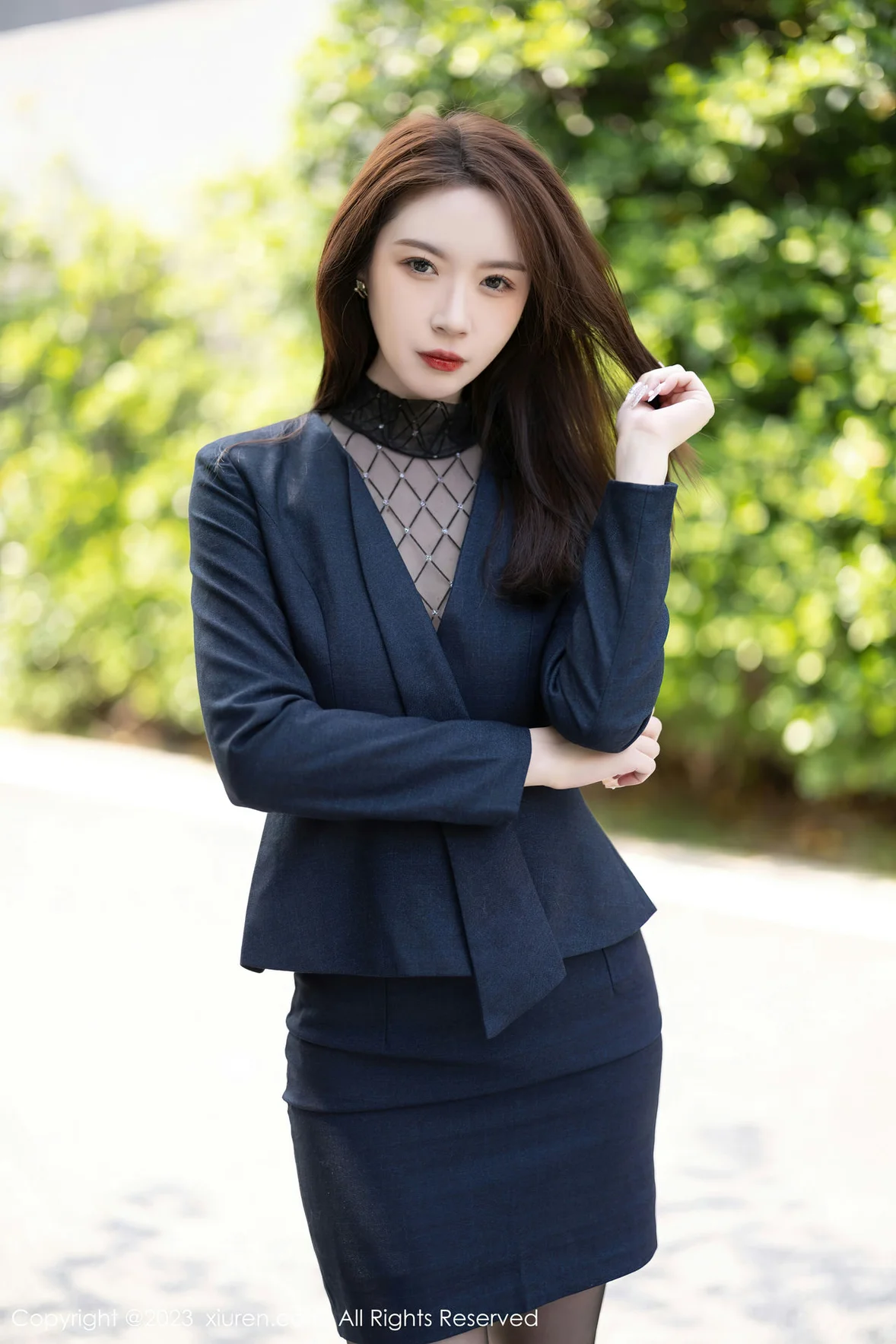 图片[4]-XiuRen 秀人 No.6914 梦心玥 薄纱高开叉性感写真 [90P]-COS写真在线网