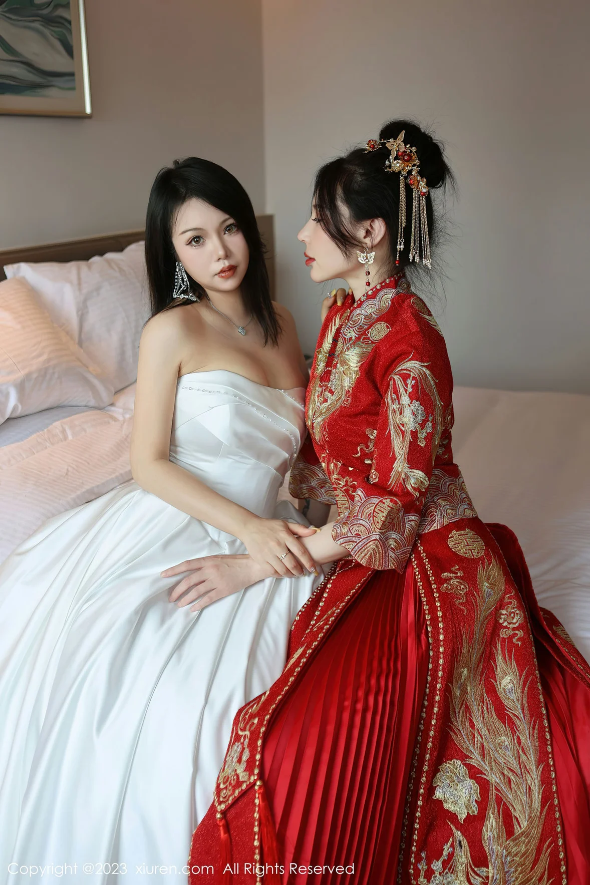 图片[3]-XiuRen 秀人 No.6957 曼柔两位性感女神模特合集写真 [86P]-COS写真在线网
