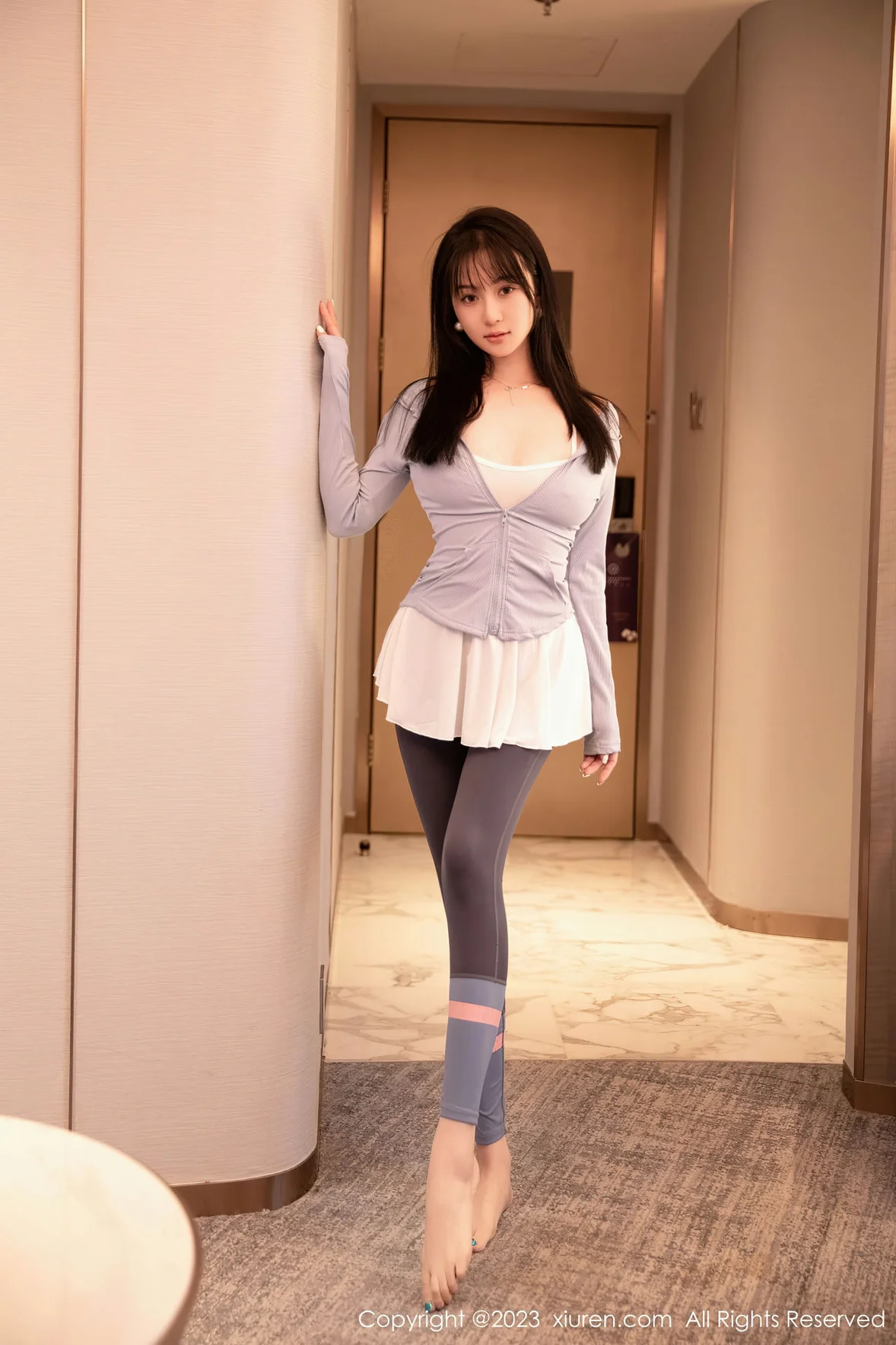 图片[3]-XiuRen 秀人 No.6968 柚琪Rich 轻透吊带性感写真 [84P]-COS写真在线网