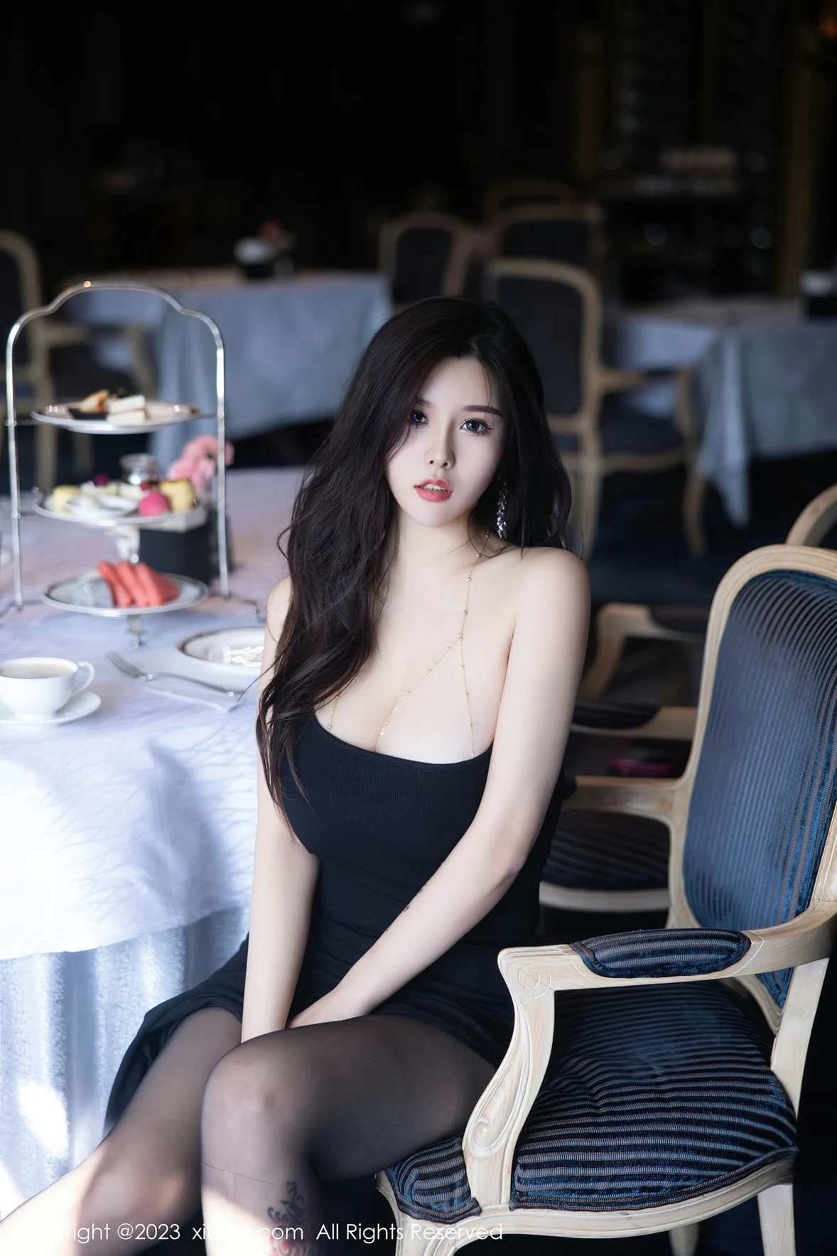 图片[6]-XiuRen 秀人 No.6973 周思乔Betty巨乳黑色露肩短裙性感私房 [81P]-COS写真在线网