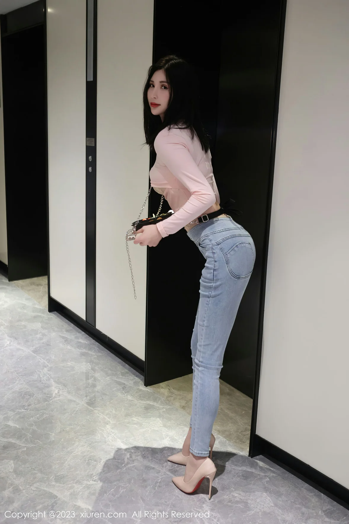 图片[4]-XiuRen 秀人 No.6992 曼柔 粉色蕾丝内衣性感写真 [83P]-COS写真在线网