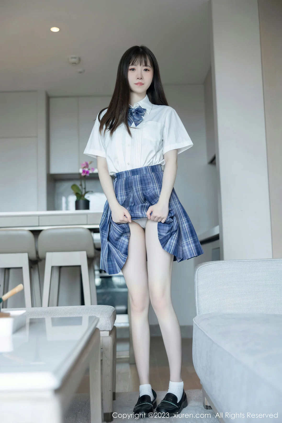 图片[5]-XiuRen 秀人 No.6993 林悠悠 jk短裙首套写真 [104P]-COS写真在线网