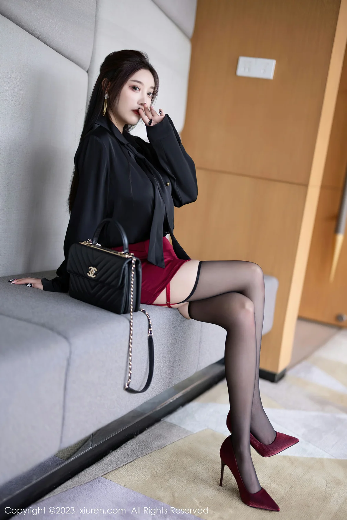 图片[5]-XiuRen 秀人 No.7062 杨晨晨Yome 蕾丝边内衣性感写真 [82P]-COS写真在线网
