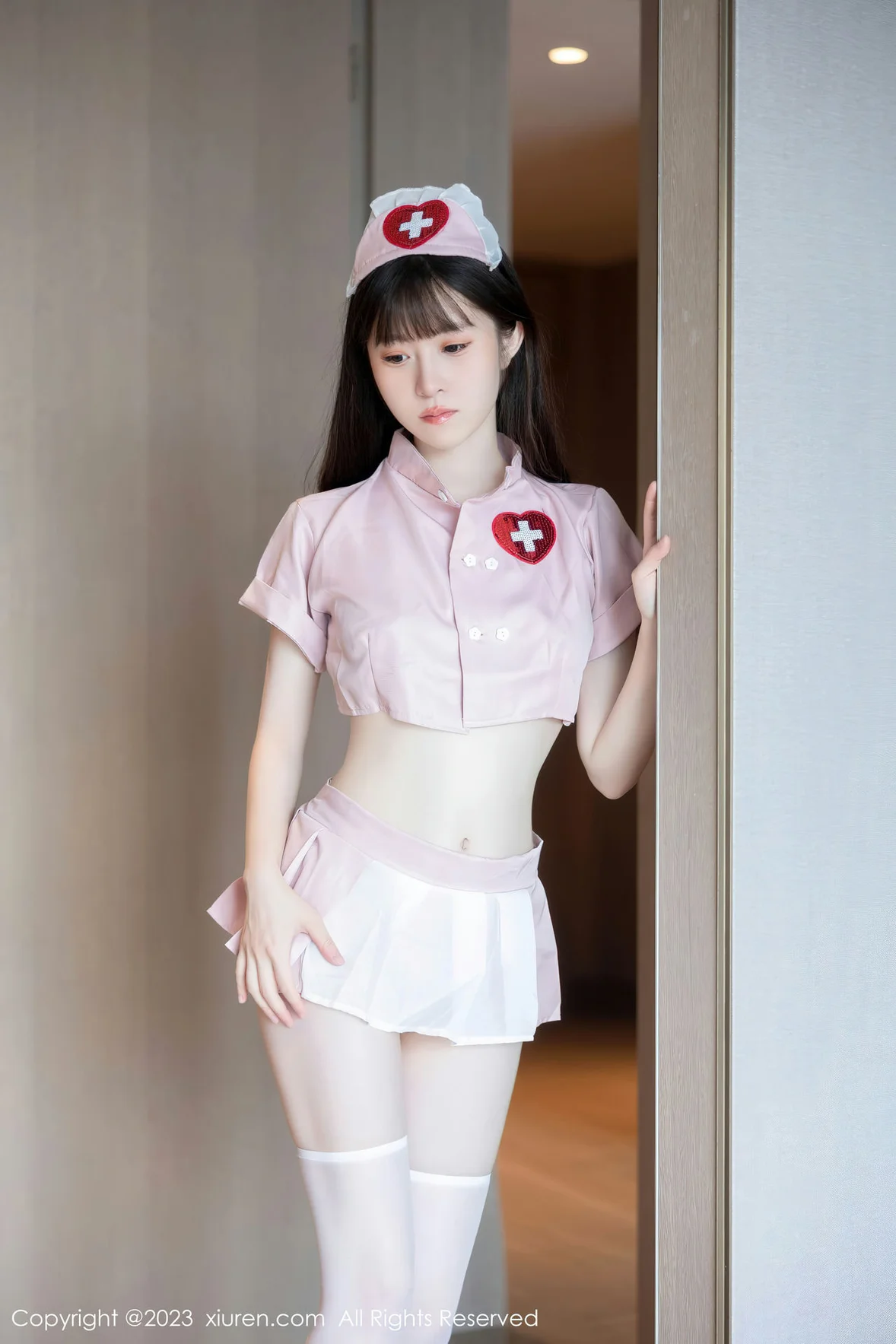 图片[6]-XiuRen 秀人 No.7090 林悠悠 情趣护士性感写真 [80P]-COS写真在线网
