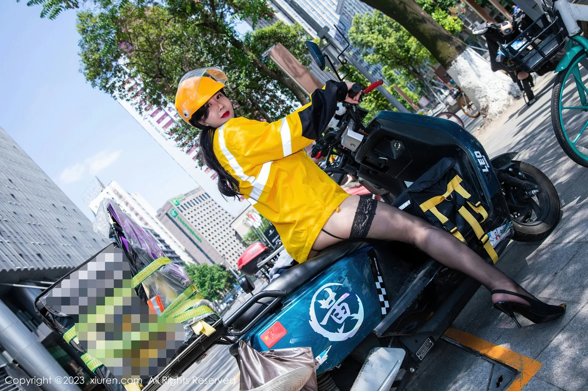 图片[4]-XiuRen 秀人 No.7093 王婉悠Queen 外卖员装扮性感写真 [92P]-COS写真在线网