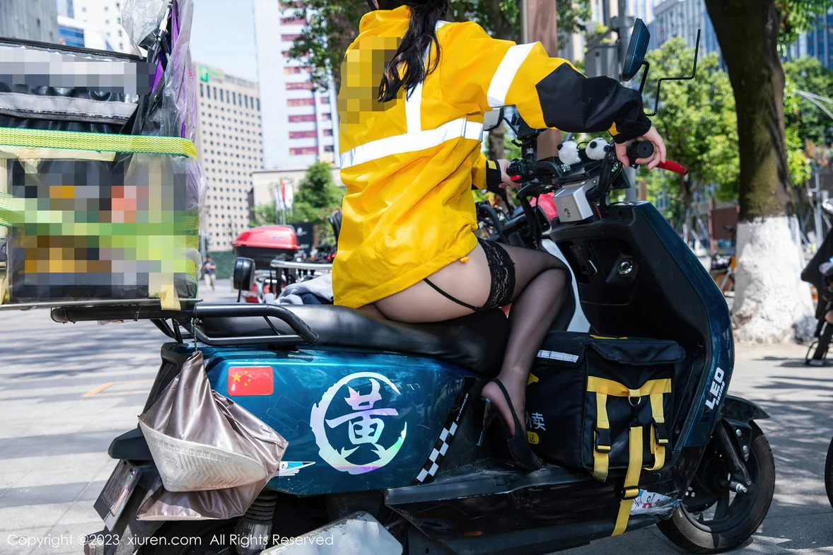 图片[3]-XiuRen 秀人 No.7093 王婉悠Queen 外卖员装扮性感写真 [92P]-COS写真在线网