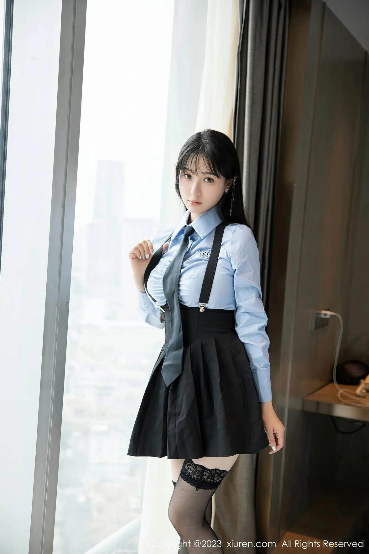 图片[4]-XiuRen 秀人 No.7140 柚琪Rich 性感学妹装扮 [77P]-COS写真在线网