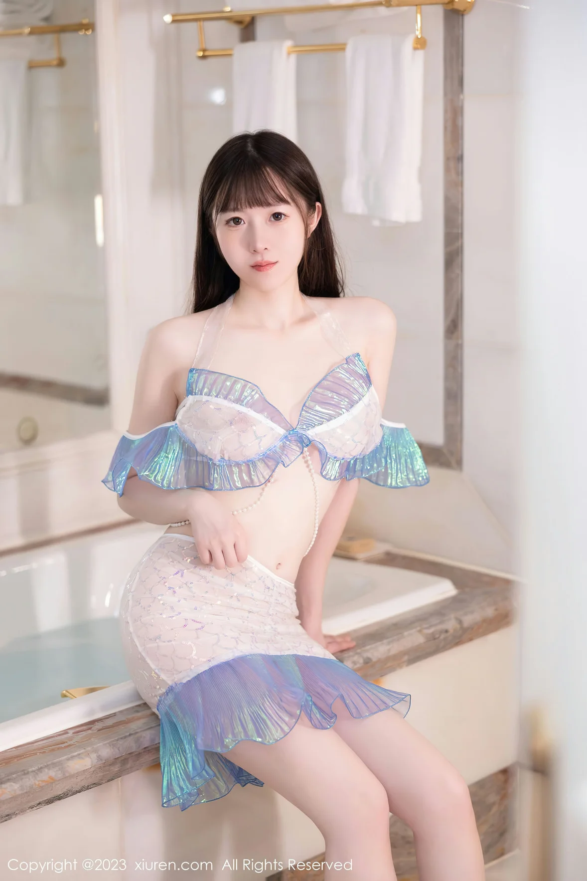 图片[6]-XiuRen 秀人 No.7173 林悠悠 美人鱼装扮性感写真 [68P]-COS写真在线网