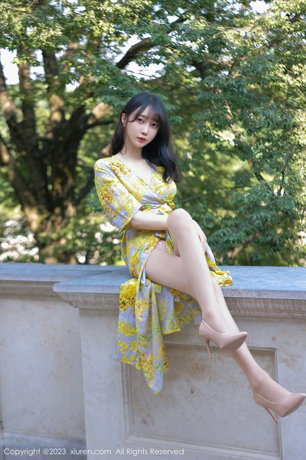 图片[6]-XiuRen 秀人 No.7186 玥儿玥er 花纹长裙杭州旅拍 [72P]-COS写真在线网