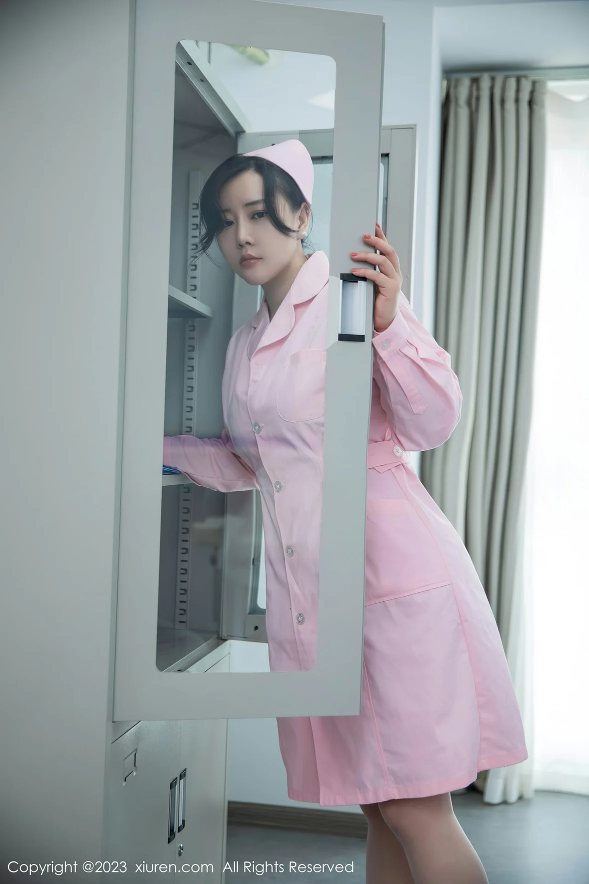 图片[6]-XiuRen 秀人 No.7199 王婉悠Queen 粉色情趣护士性感写真 [82P]-COS写真在线网