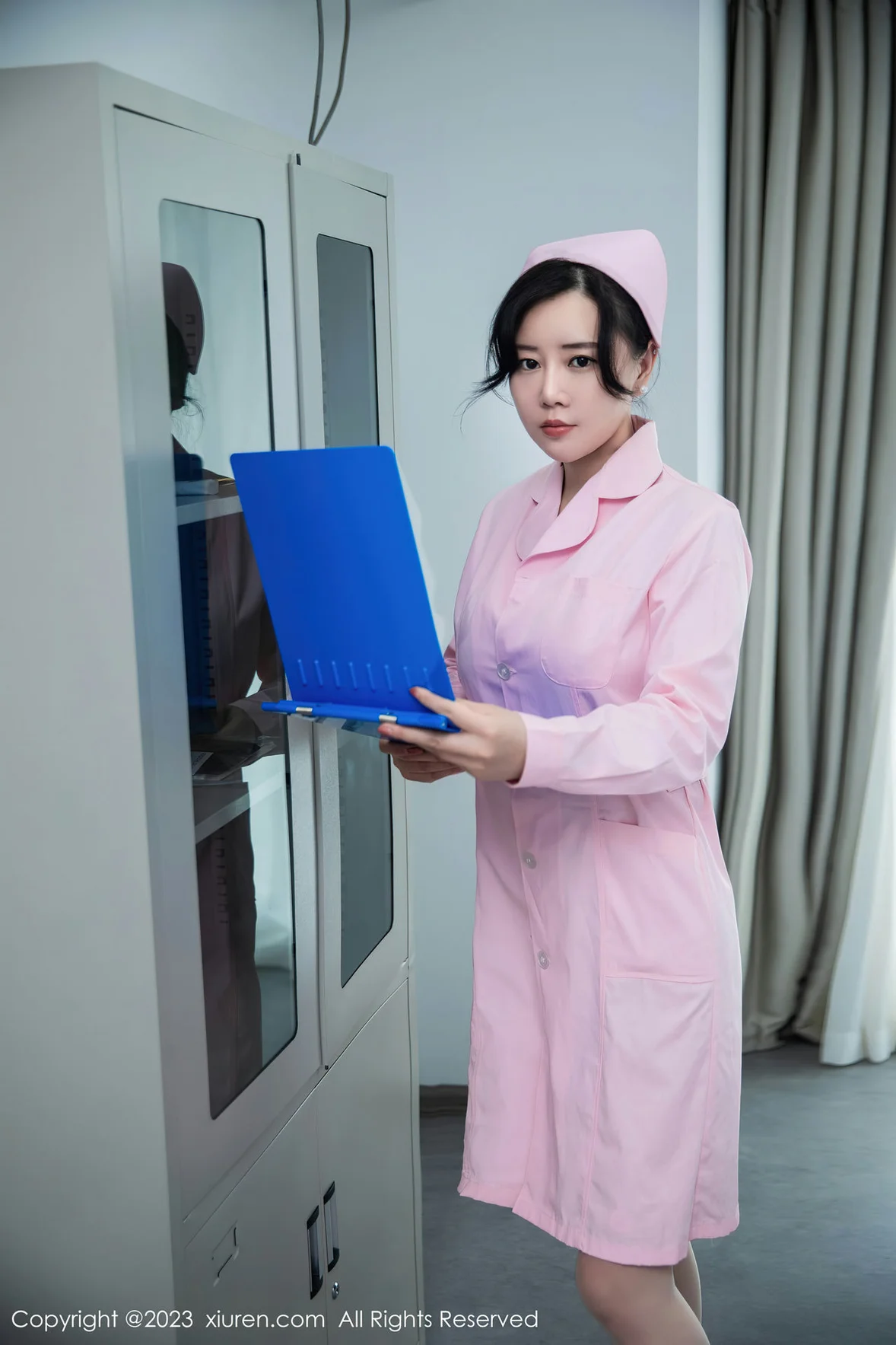 图片[5]-XiuRen 秀人 No.7199 王婉悠Queen 粉色情趣护士性感写真 [82P]-COS写真在线网