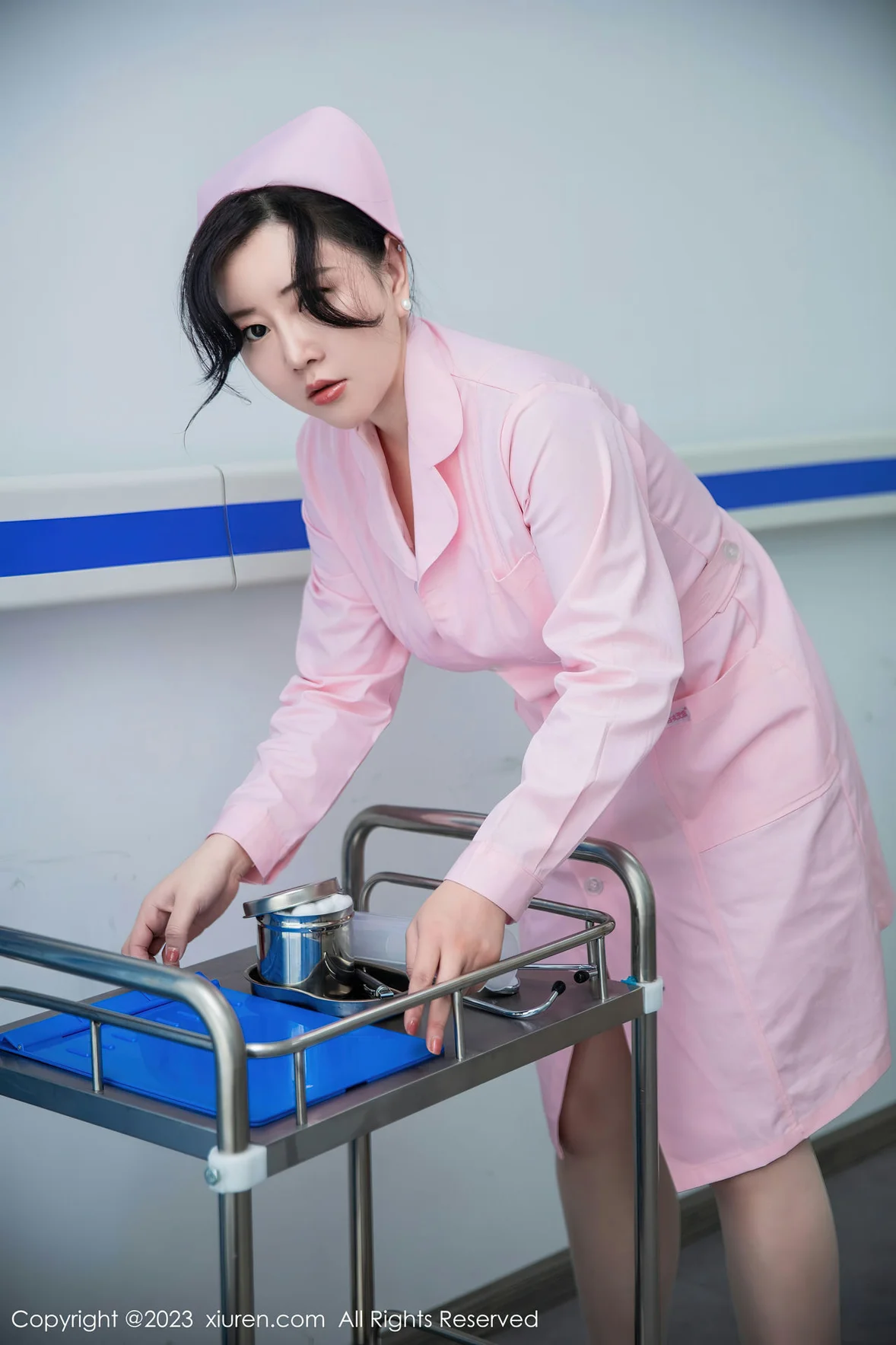 图片[4]-XiuRen 秀人 No.7199 王婉悠Queen 粉色情趣护士性感写真 [82P]-COS写真在线网