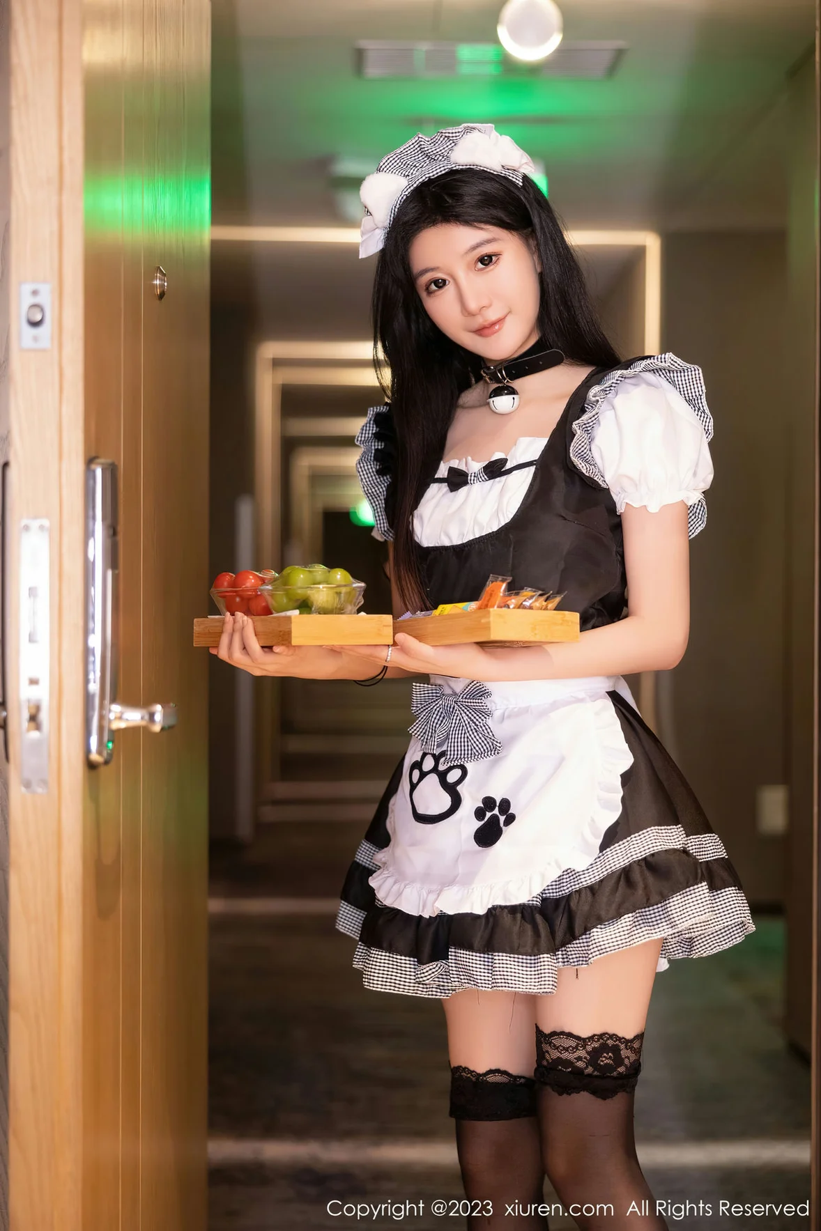 图片[4]-XiuRen 秀人 No.7237 幼幼 女仆装性感写真 [104P]-COS写真在线网