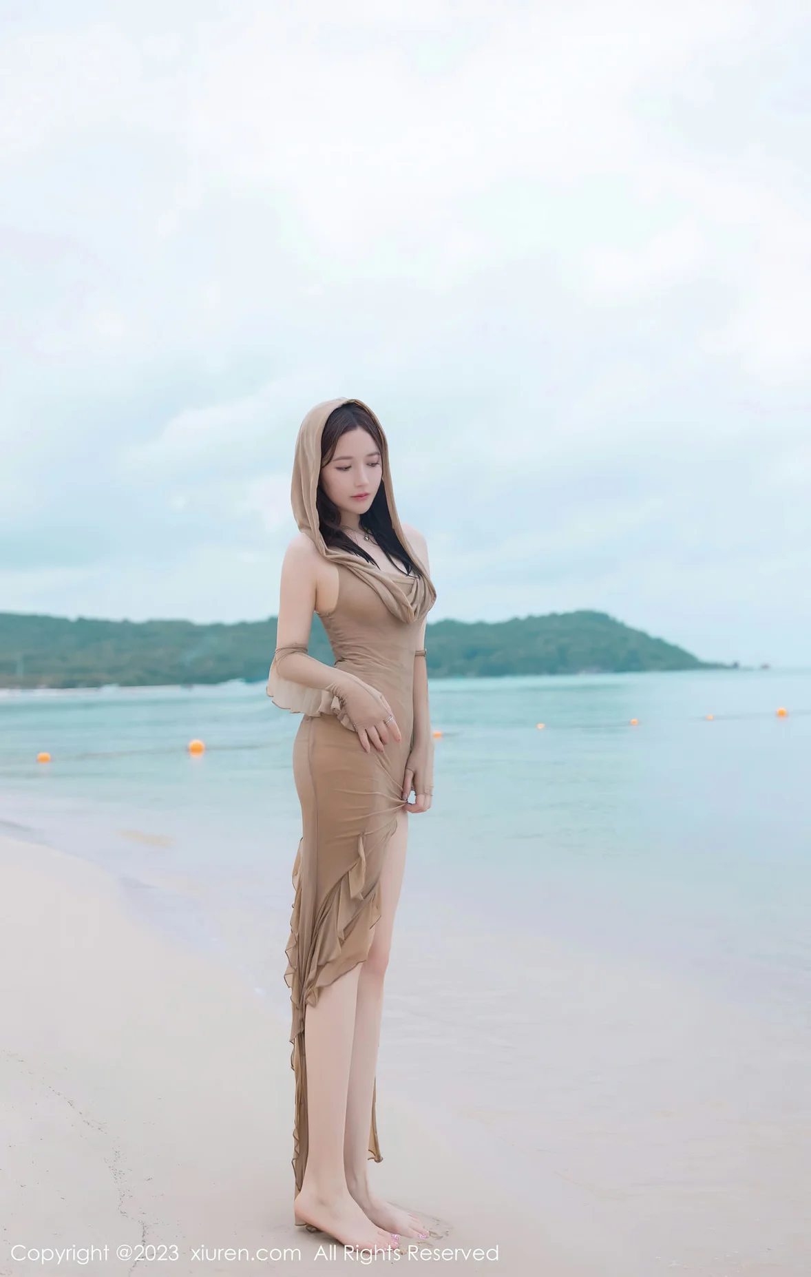 图片[6]-XiuRen 秀人 No.7288 鱼子酱Fish 沙滩渔网性感写真 [78P]-COS写真在线网