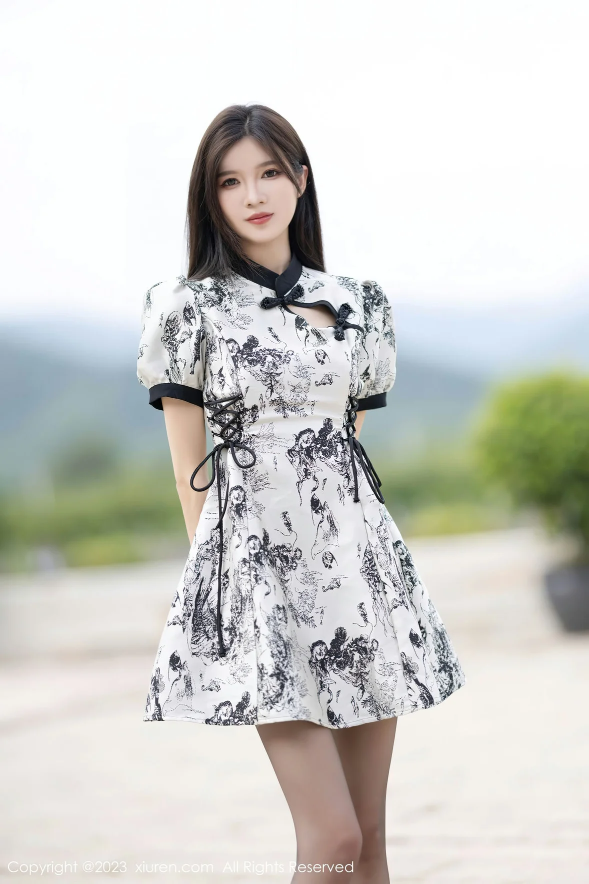 图片[3]-秀人网 No.7320 程程程- 香肩蕾丝内衣安吉旅拍 [84P]-COS写真在线网