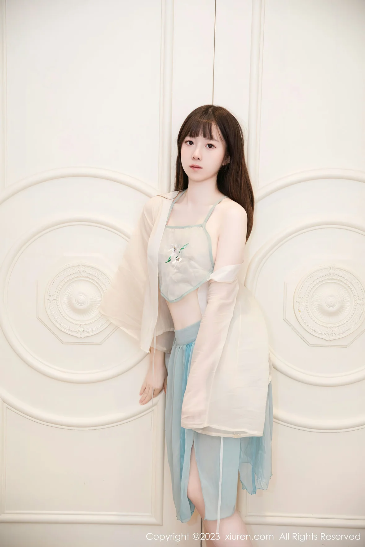 图片[2]-XiuRen 秀人 No.7321 林悠悠 肚兜古装清纯甜美 [87P]-COS写真在线网