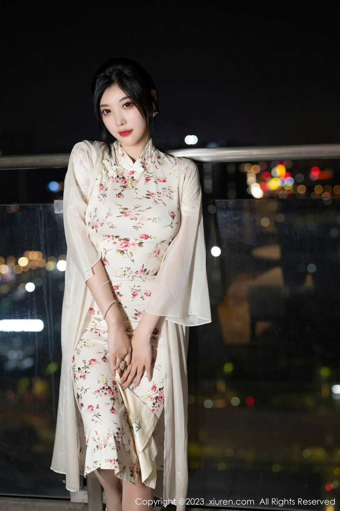 图片[5]-秀人网 No.7363 杨晨晨Yome 碎花旗袍浙江安吉旅拍 [87P]-COS写真在线网